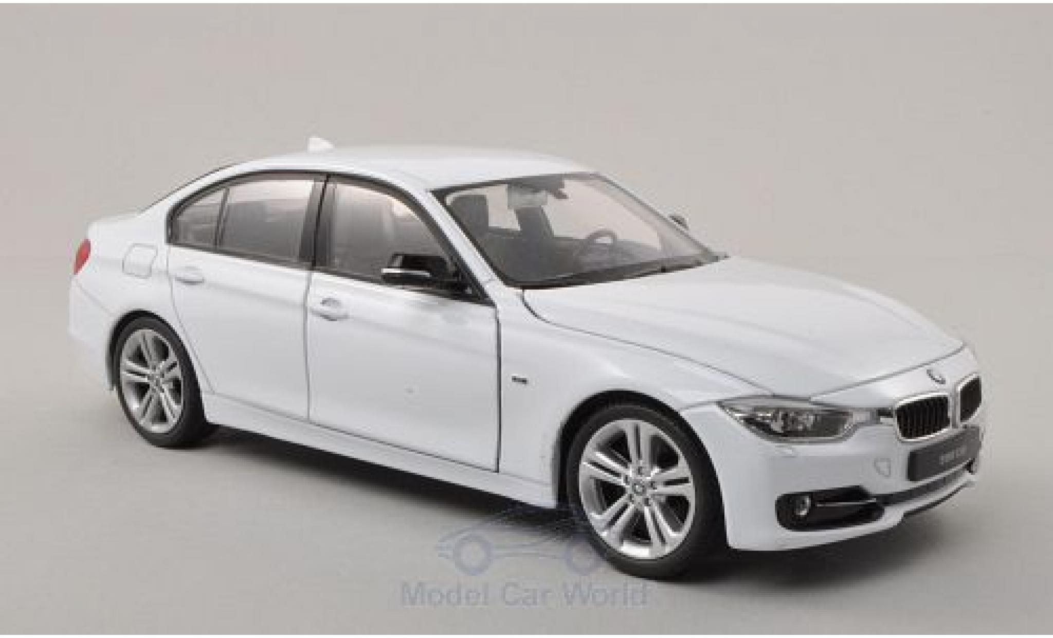 Bmw 335 1/24 Welly i (F30) white diecast model cars