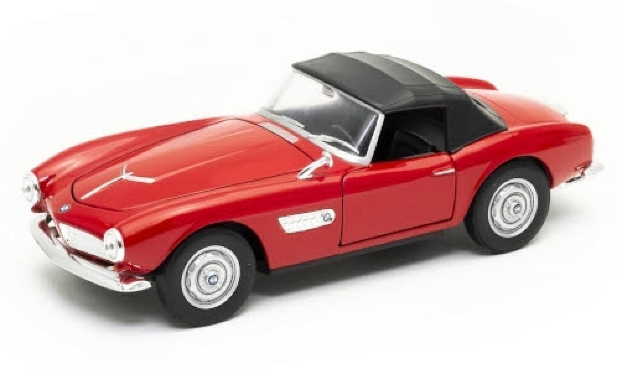 Bmw 507 1/24 Welly red Verdeck ferm&eacute; diecast model cars