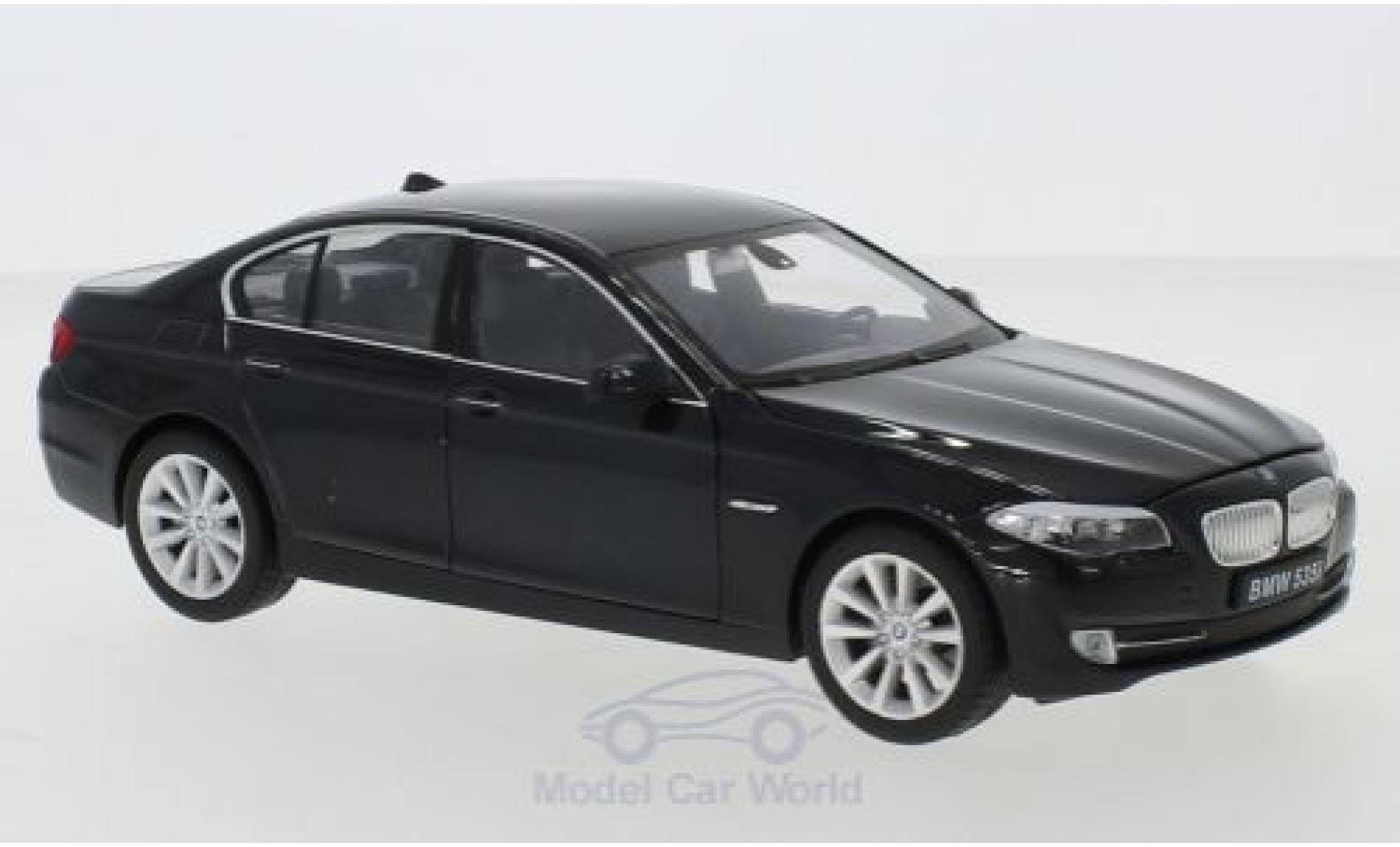 Bmw 535 1/24 Welly i (F10) metallic black diecast model cars