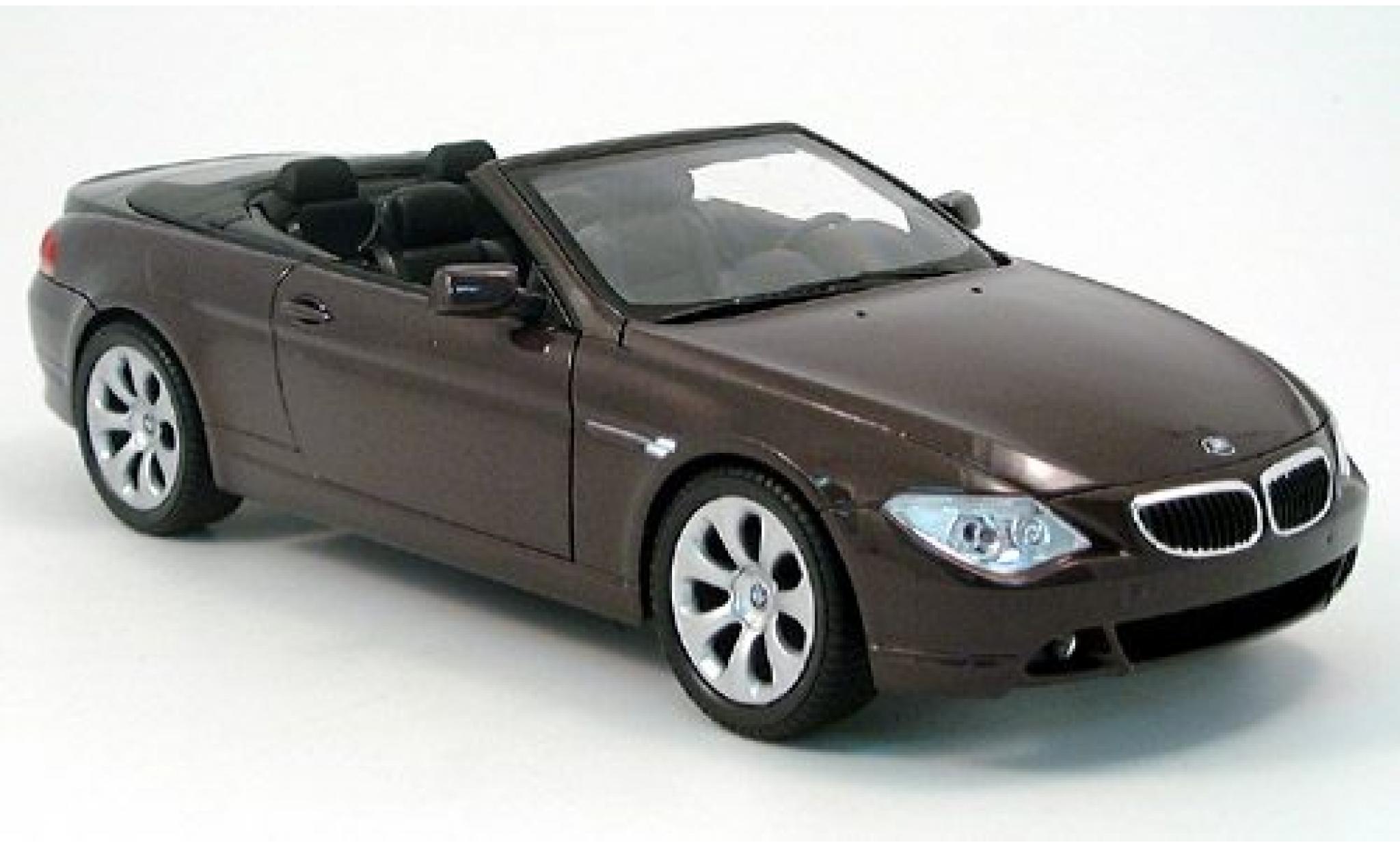 Bmw 645 1/18 Welly CI Convertible red 2004 1:18 diecast model cars