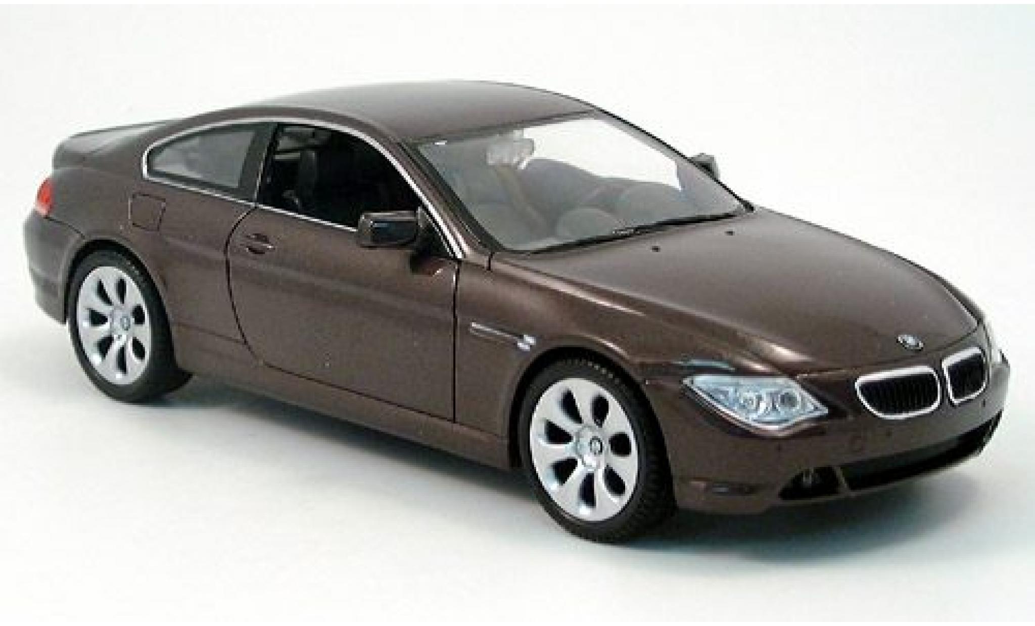 Bmw 645 1/24 Welly CI met. dk. red 2004 1:24 diecast model cars