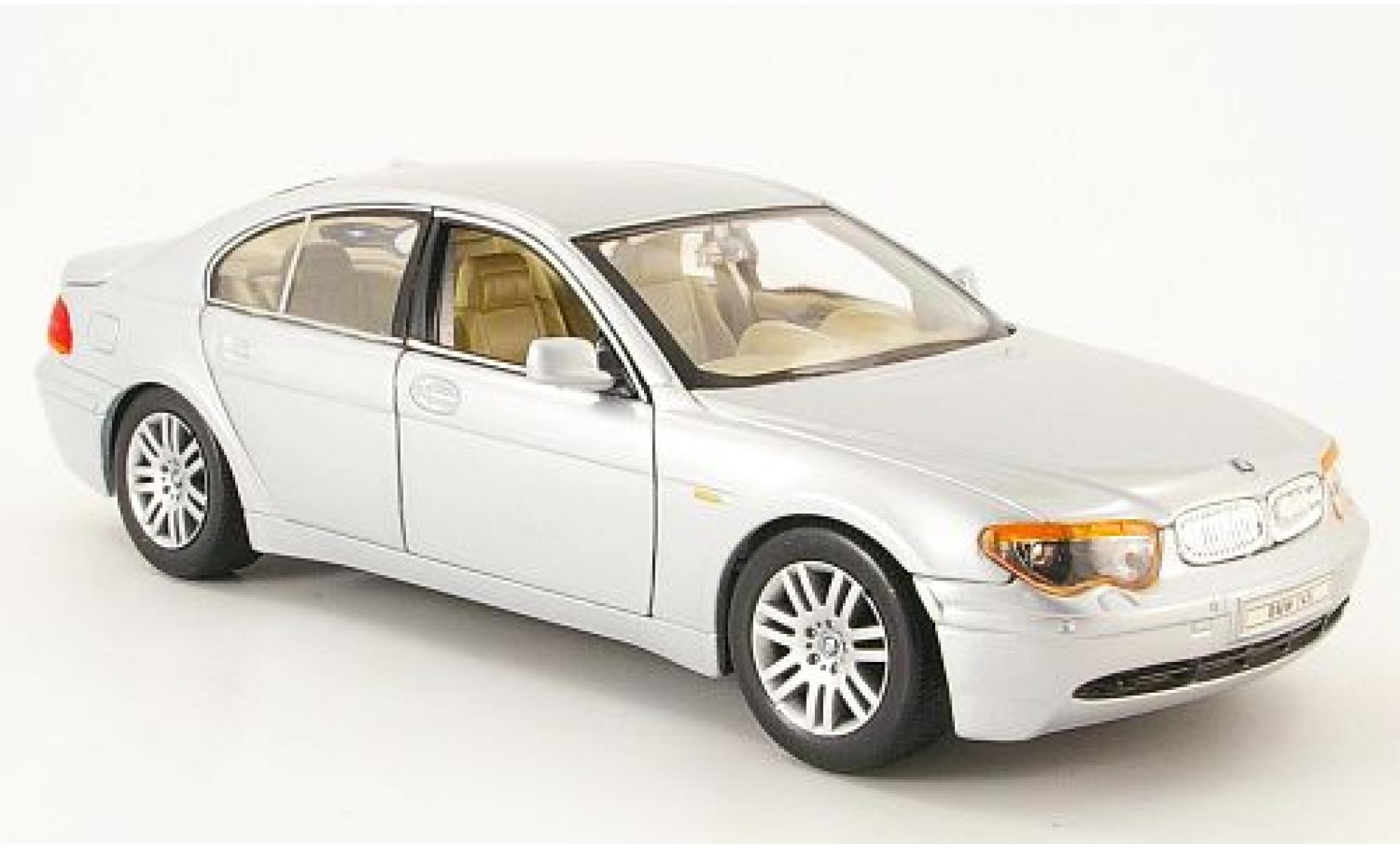 Bmw 745 1/24 Welly i silver 2002 1:24 diecast model cars