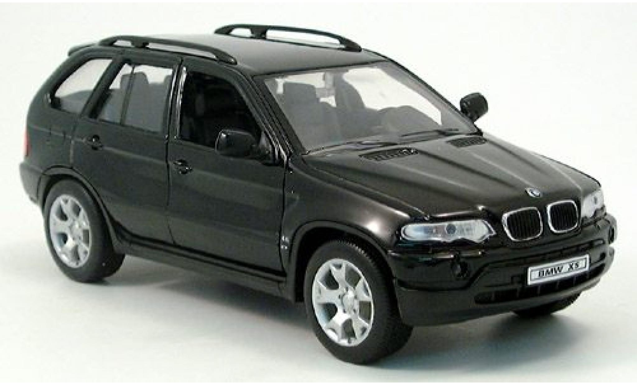 Bmw X5 1/24 Welly black 1:24 diecast model cars