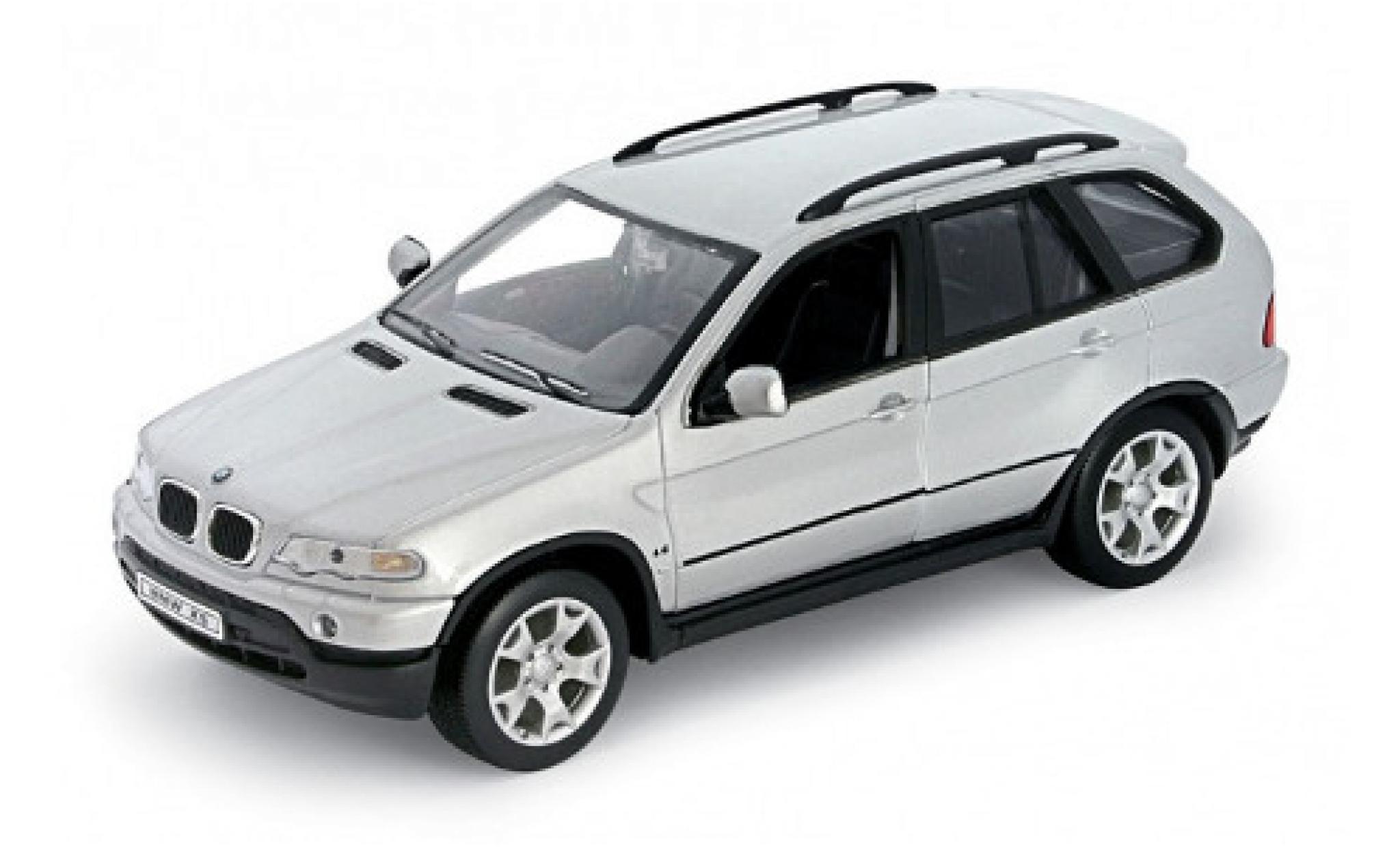 Bmw X5 1/24 Welly silver 1:24 diecast model cars