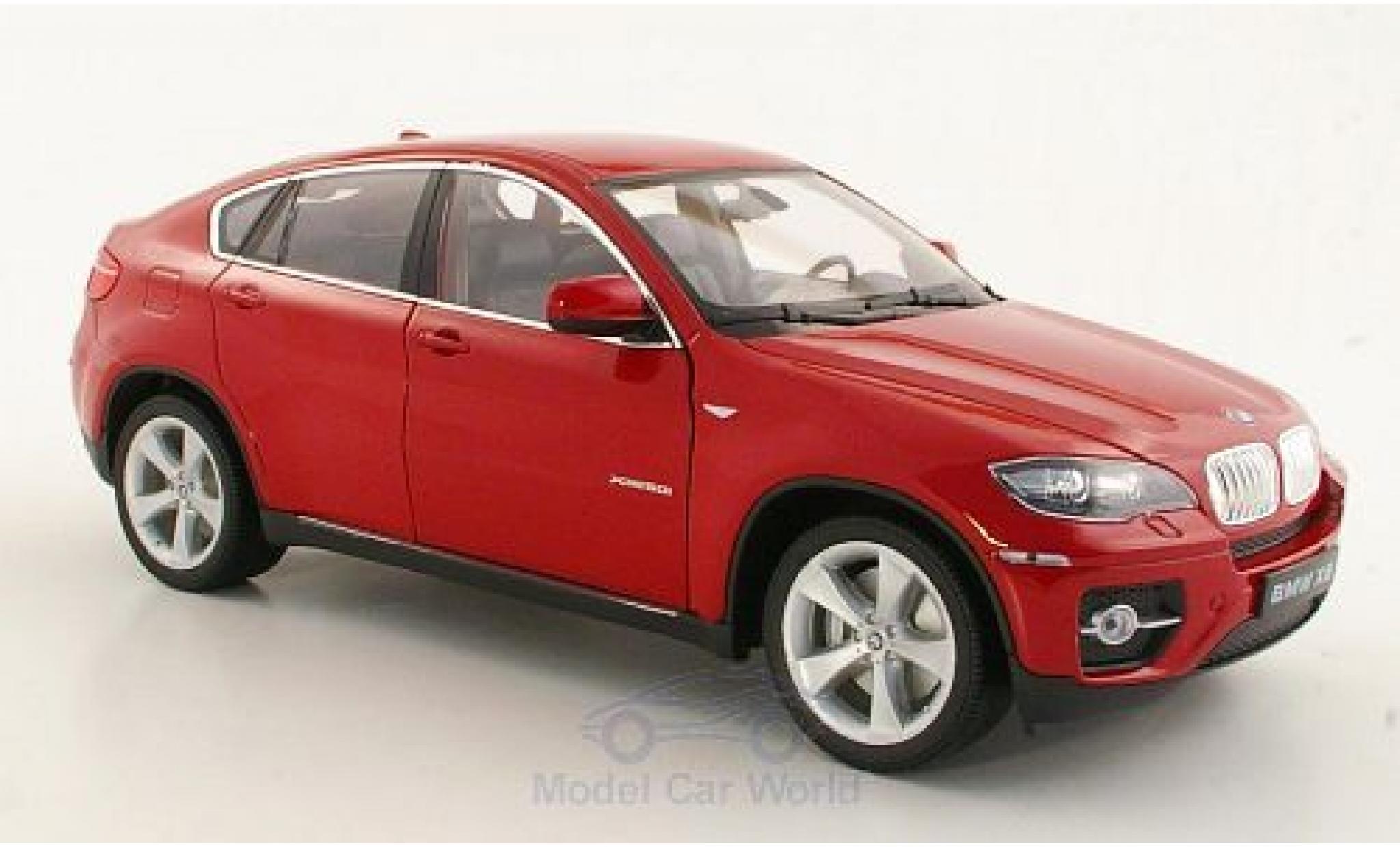 Bmw X6 1/18 Welly red diecast model cars