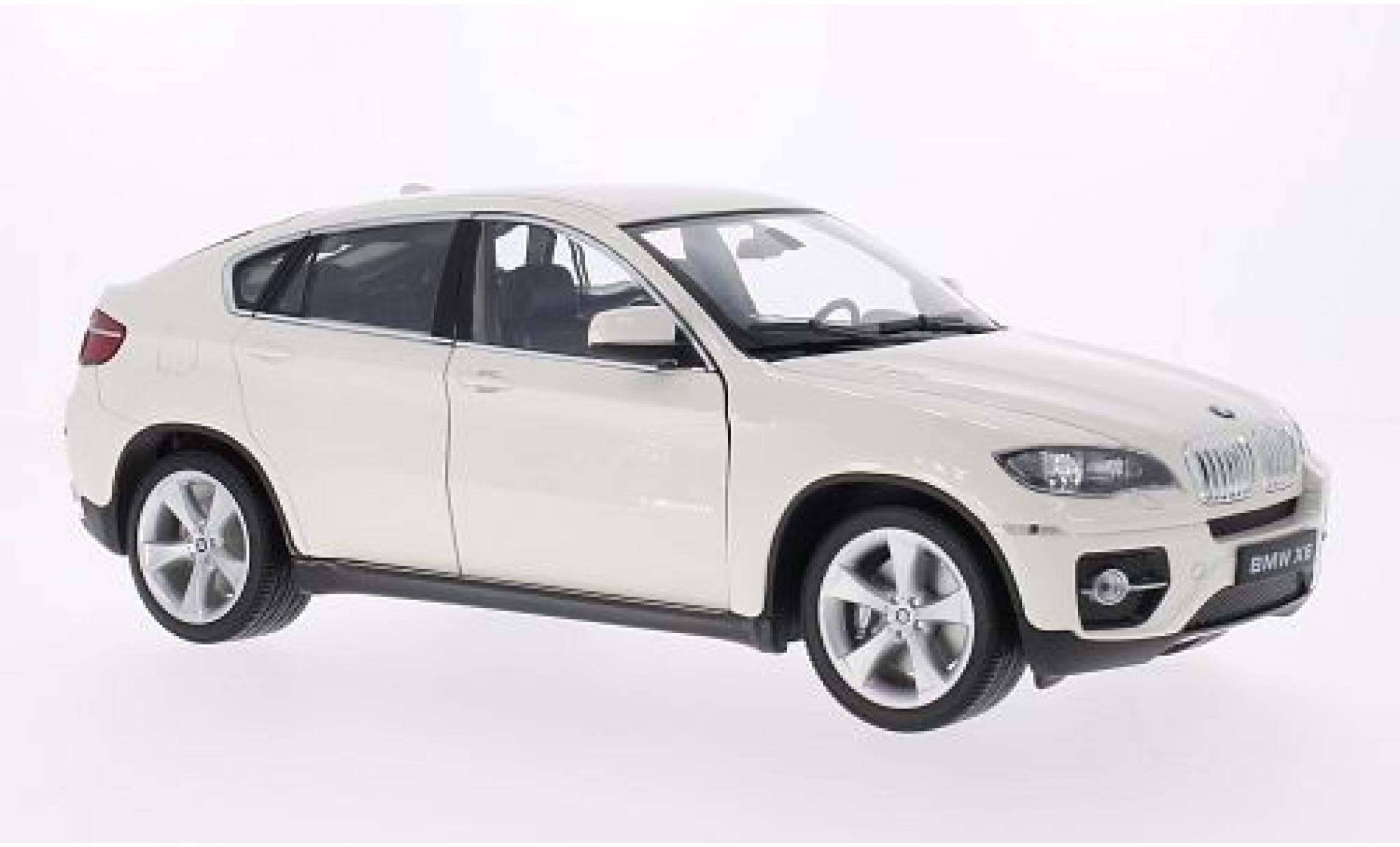 Bmw X6 1/18 Welly white 1:18 diecast model cars