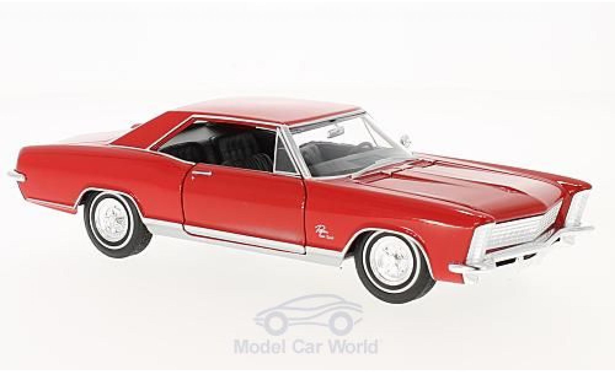 Buick Riviera 1/24 Welly Grand Sport red 1965 diecast model cars