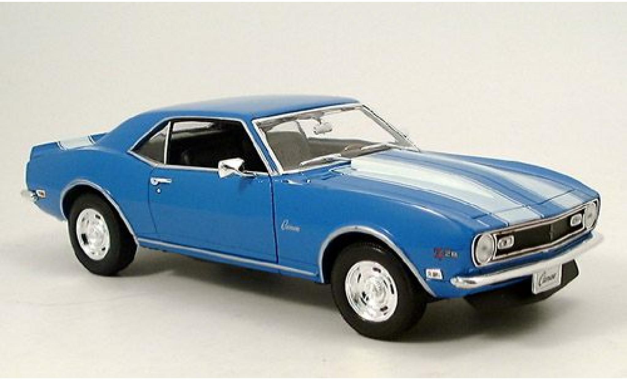 Chevrolet Camaro 1/18 Welly Z28 blue 1968 1:18 diecast model cars