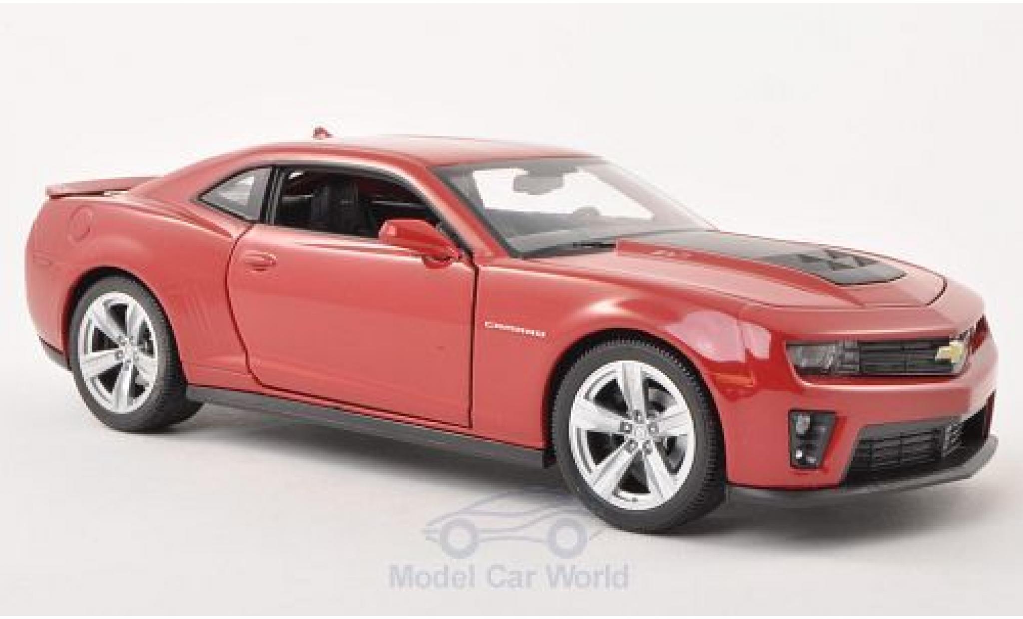 Chevrolet Camaro ZL1 1/24 Welly ZL1 red 2012 diecast model cars