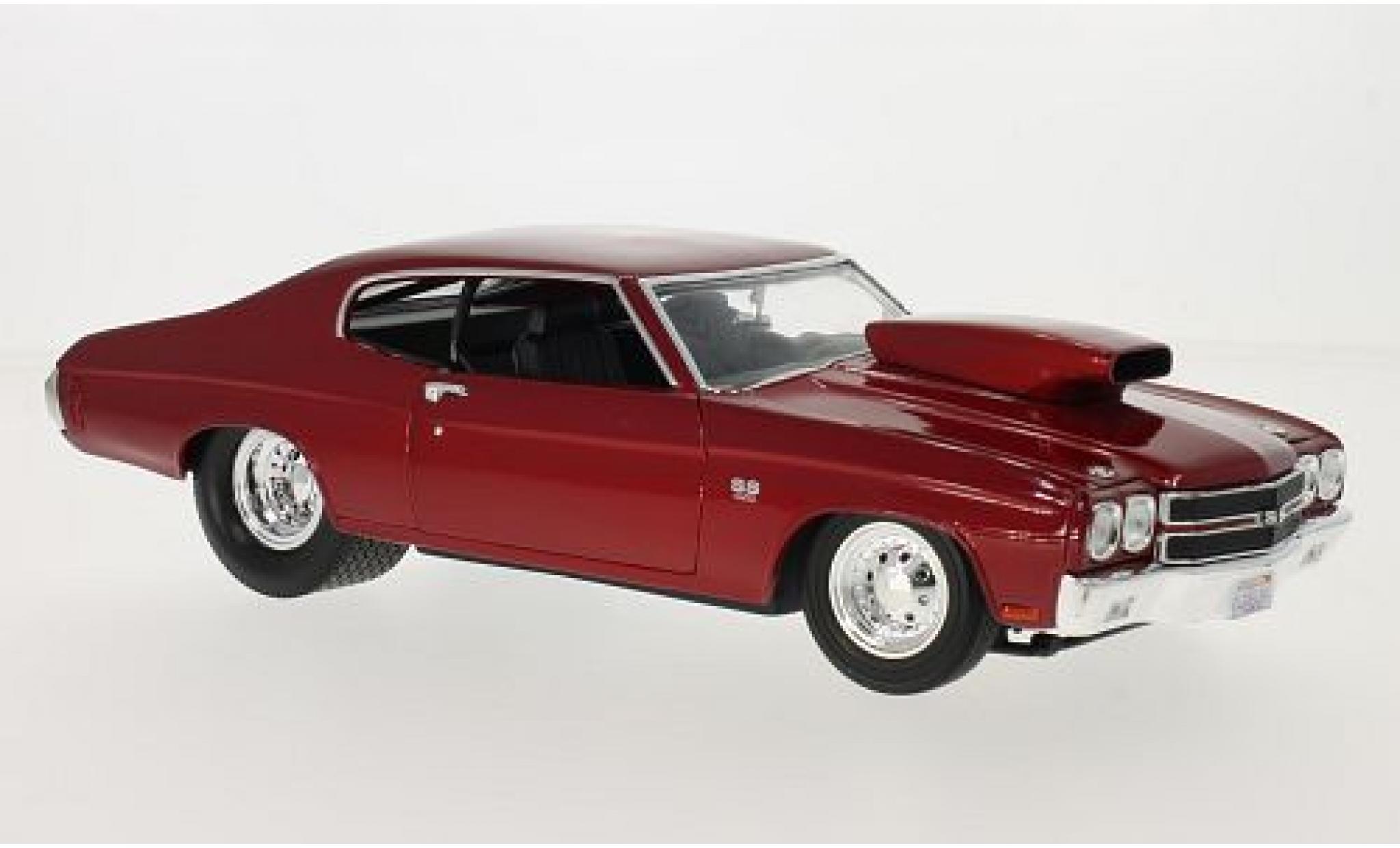 Chevrolet Chevelle 1/18 Welly Pro Street red 1970 1:18 diecast model cars