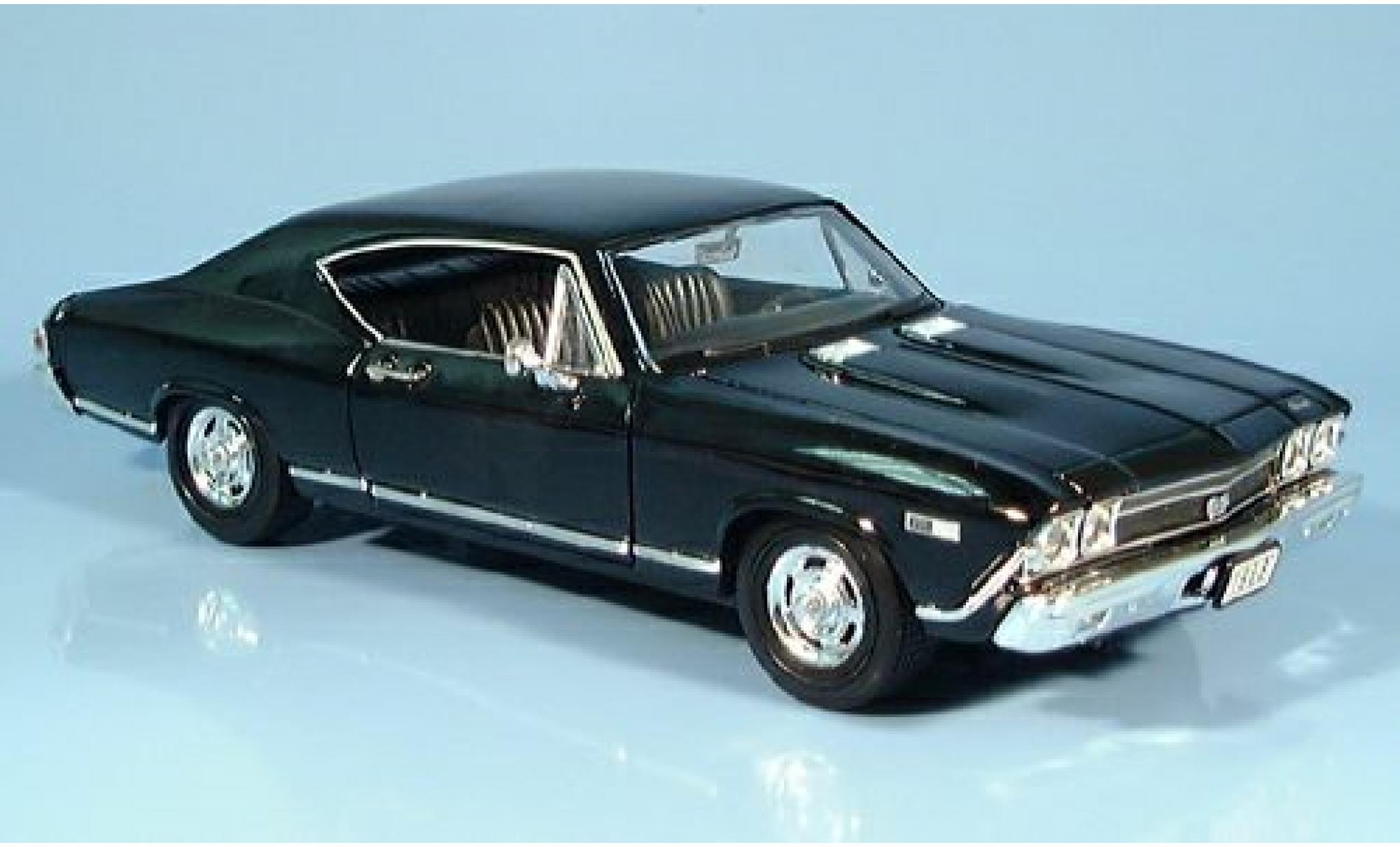 Chevrolet Chevelle 1/24 Welly SS 396 black 1:24 diecast model cars