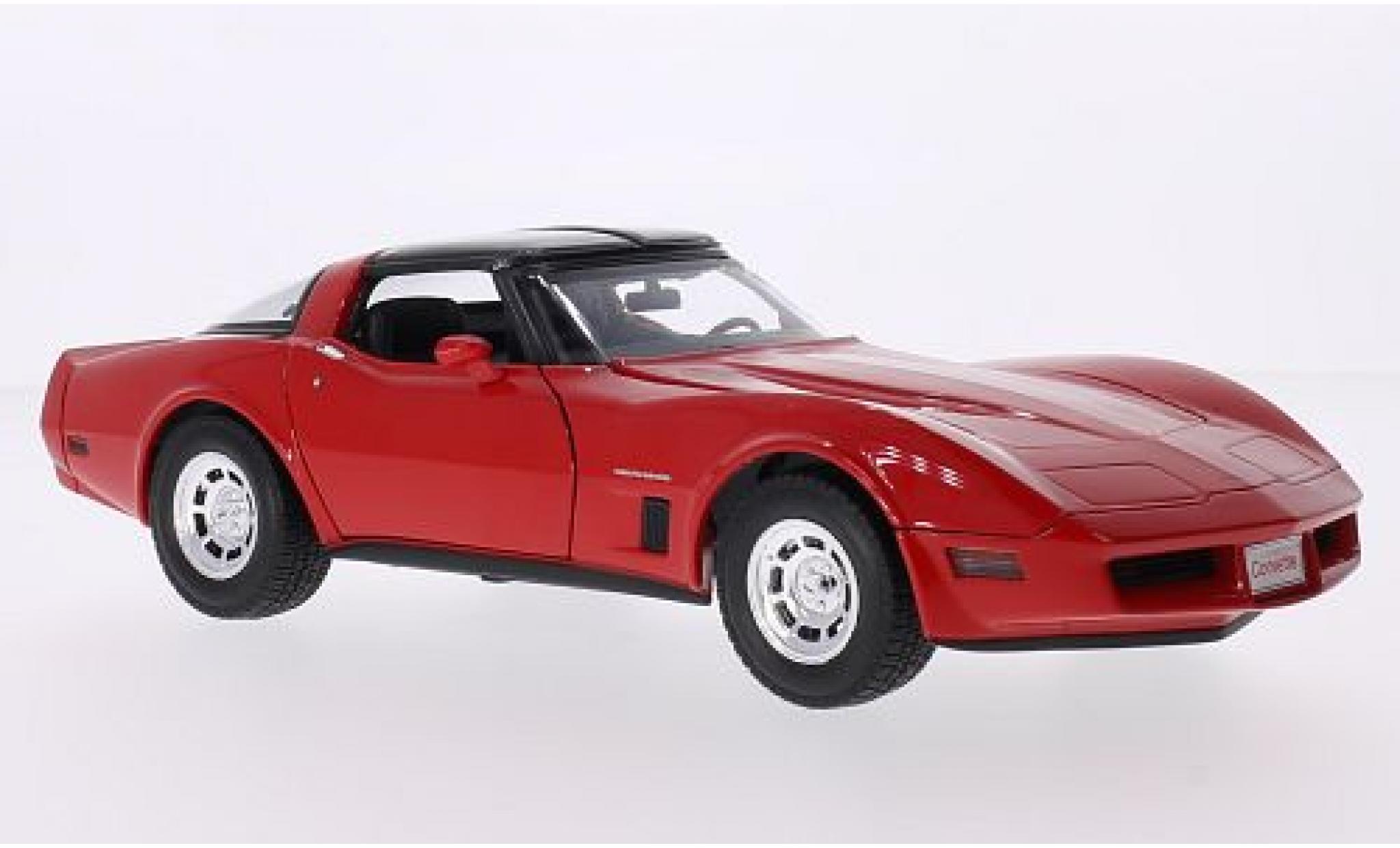 Chevrolet Corvette 1/18 Welly red 1982 1:18 diecast model cars
