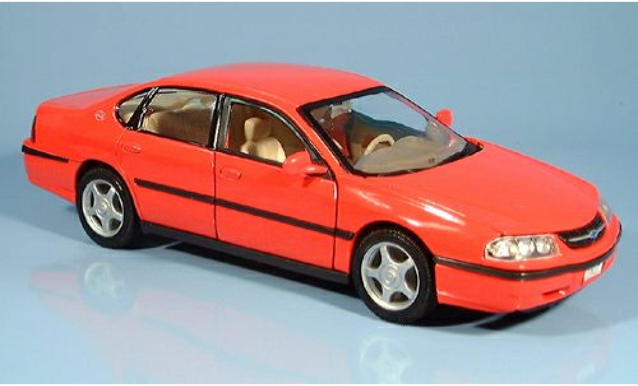 Chevrolet Impala 1/24 Welly red 2001 1:24 diecast model cars