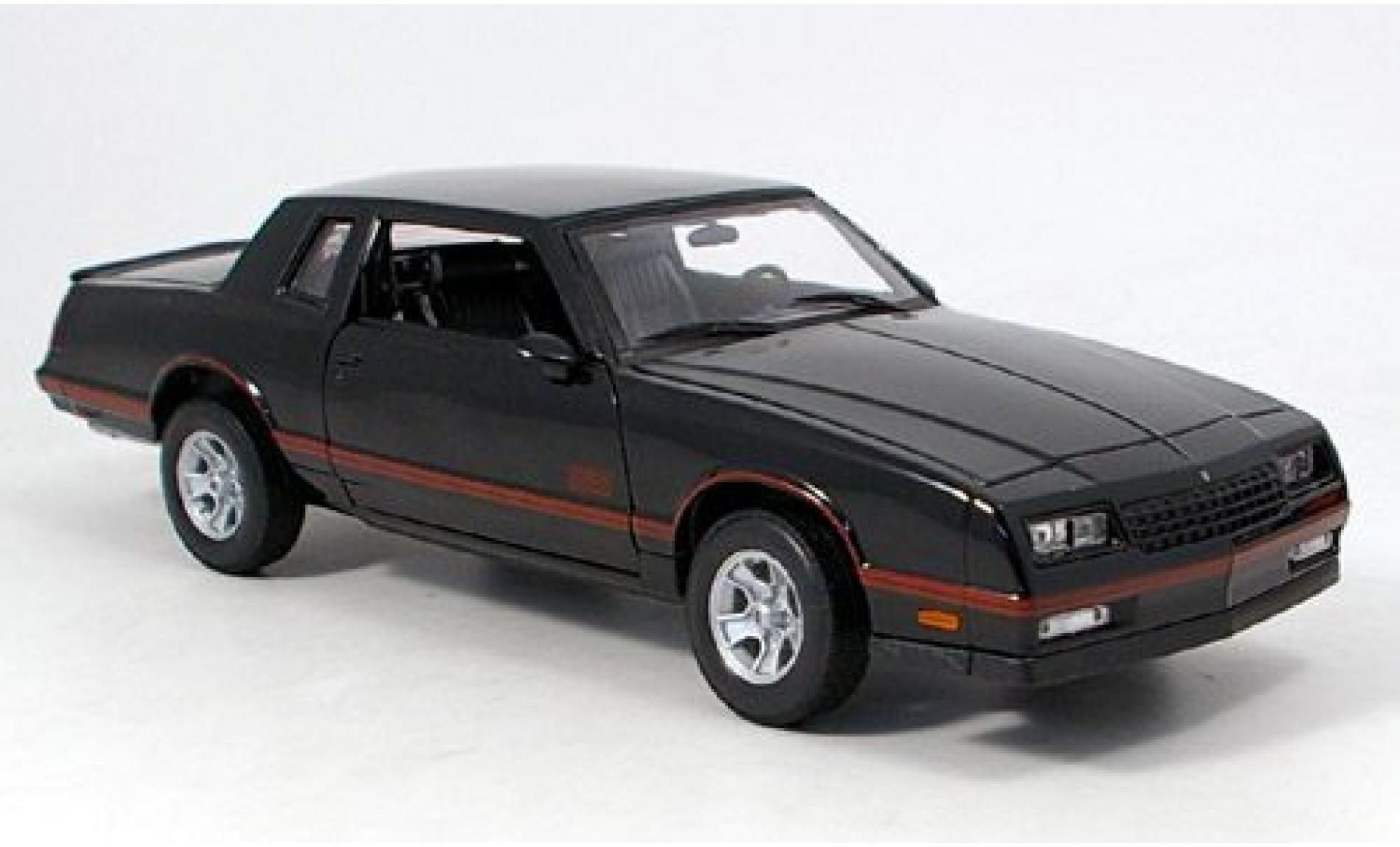Chevrolet Monte Carlo 1/18 Welly SS black 1987 1:18 diecast model cars
