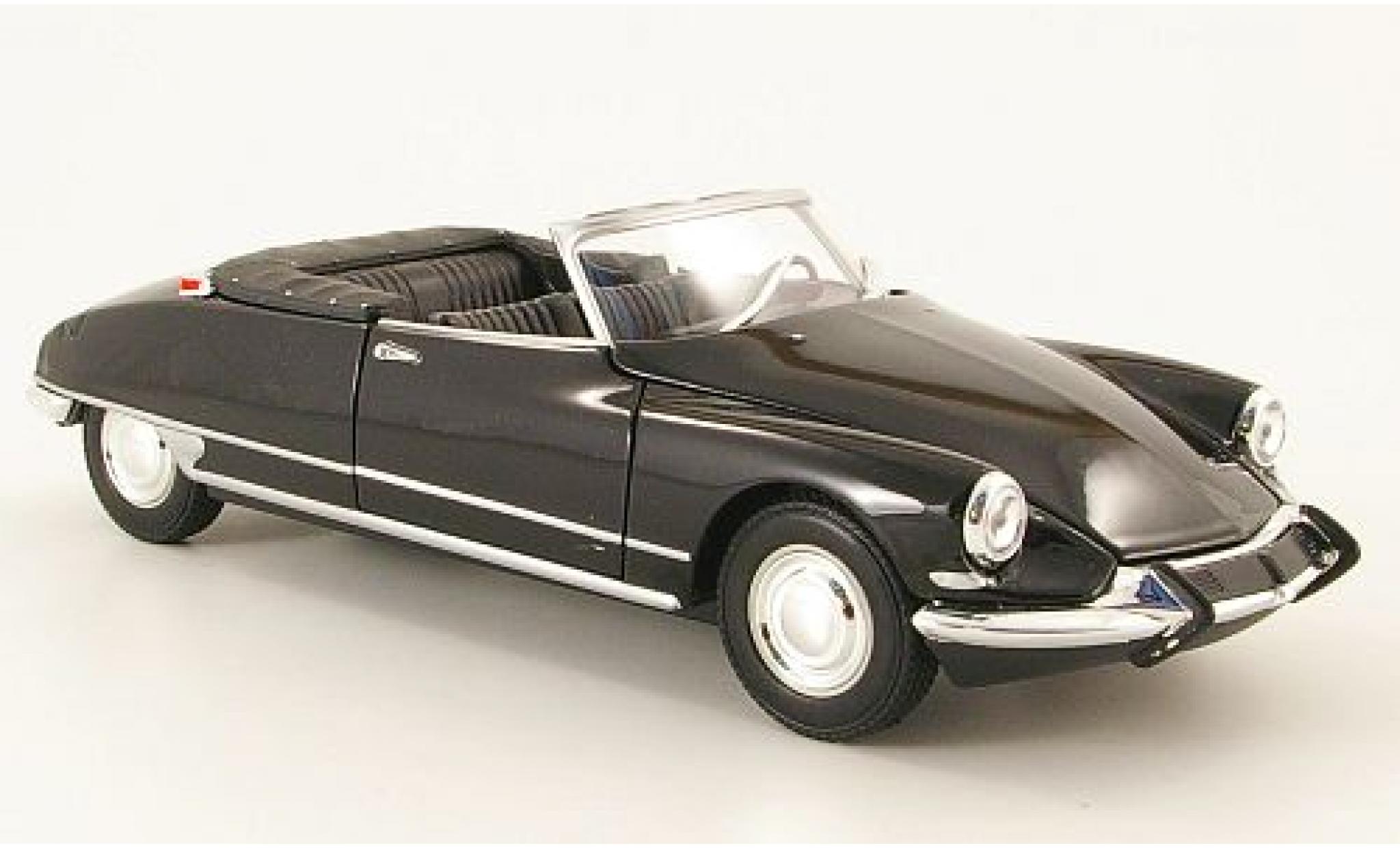 Citroen DS 1/24 Welly 19 Convertible black offen 1:24 diecast model cars