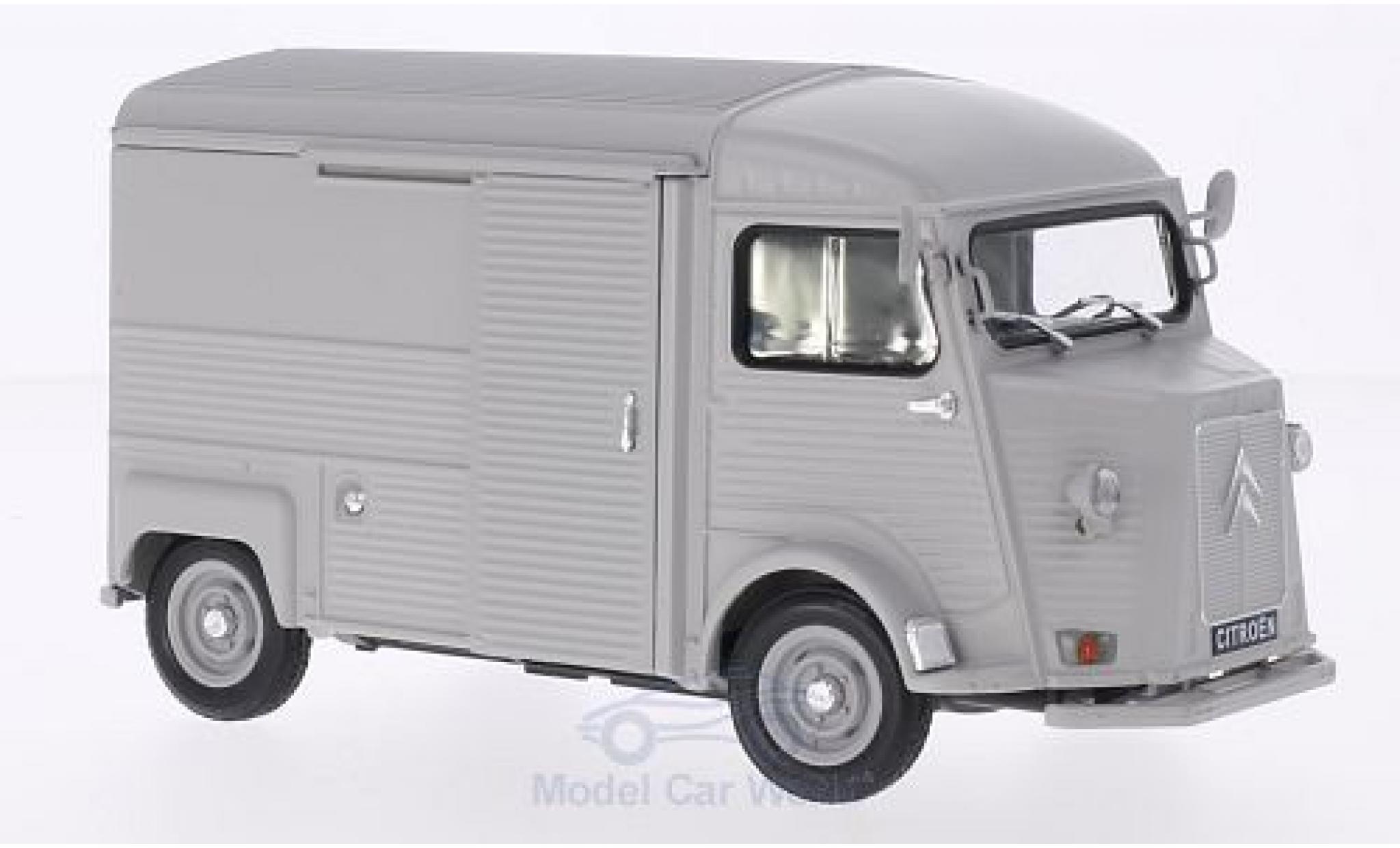 Citroen Type H 1/24 Welly matt-grey diecast model cars