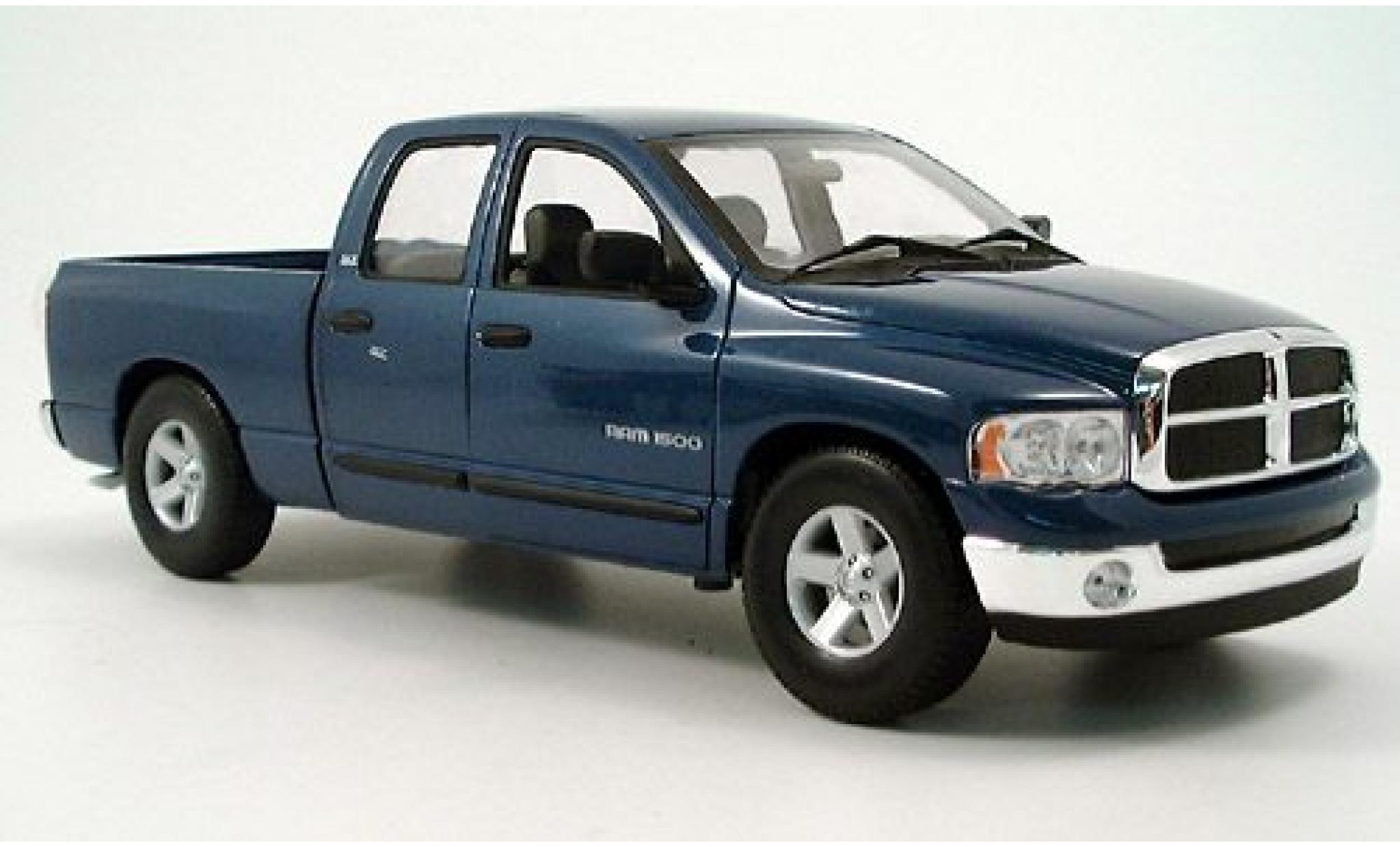 Dodge RAM 1/18 Welly met. blue 2002 1:18 diecast model cars
