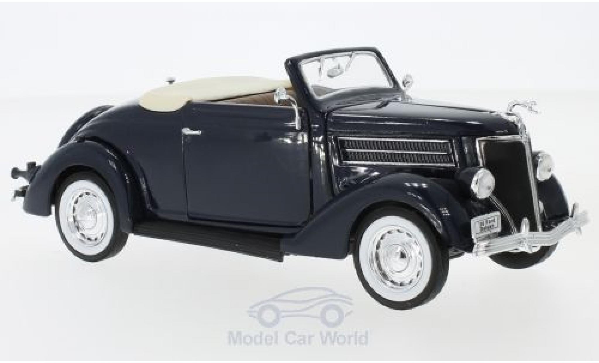 Ford Deluxe 1/24 Welly Convertible blue 1936 diecast model cars