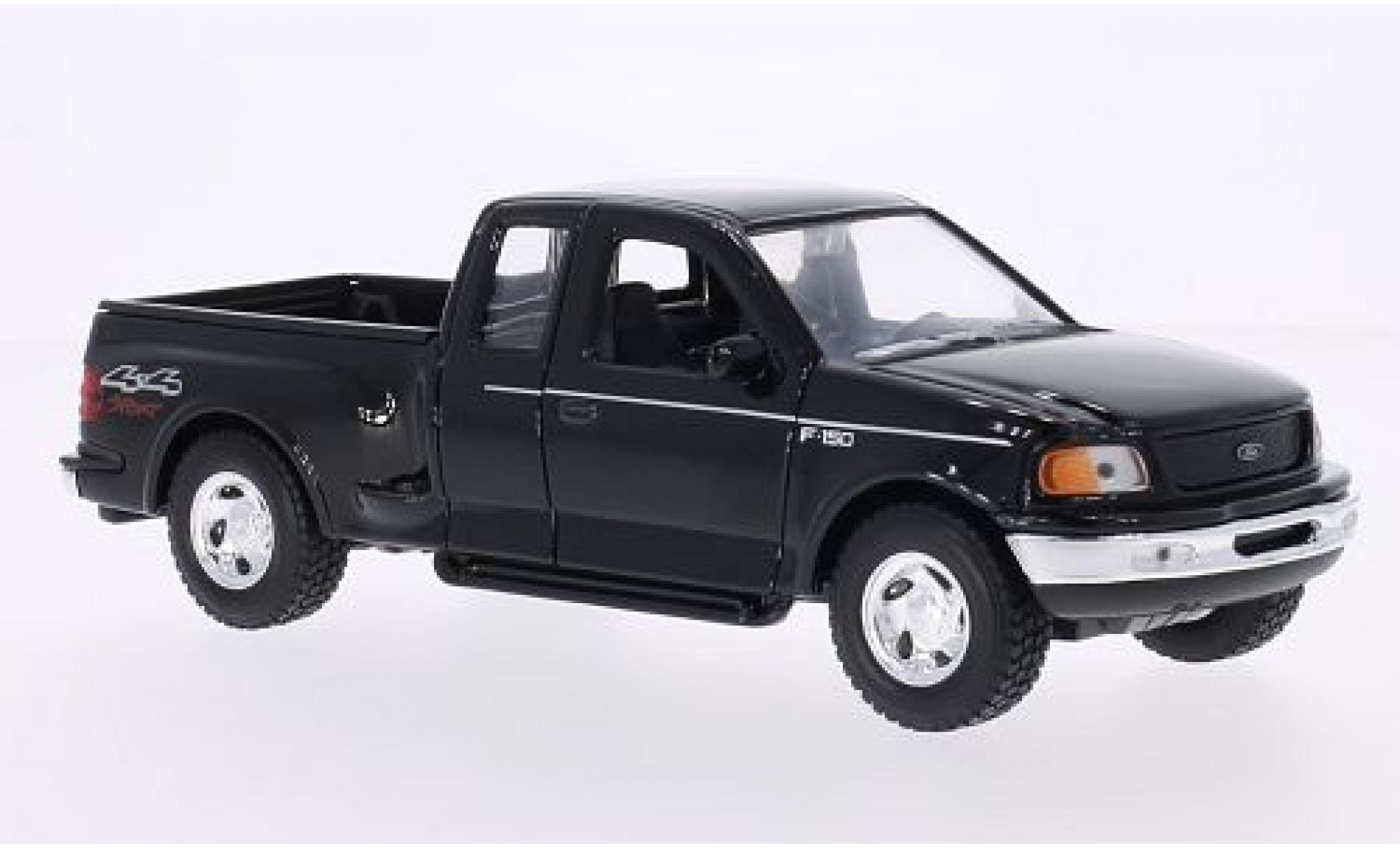 Ford F-1 1/24 Welly 50 Flareside Supercab black 1999 diecast model cars
