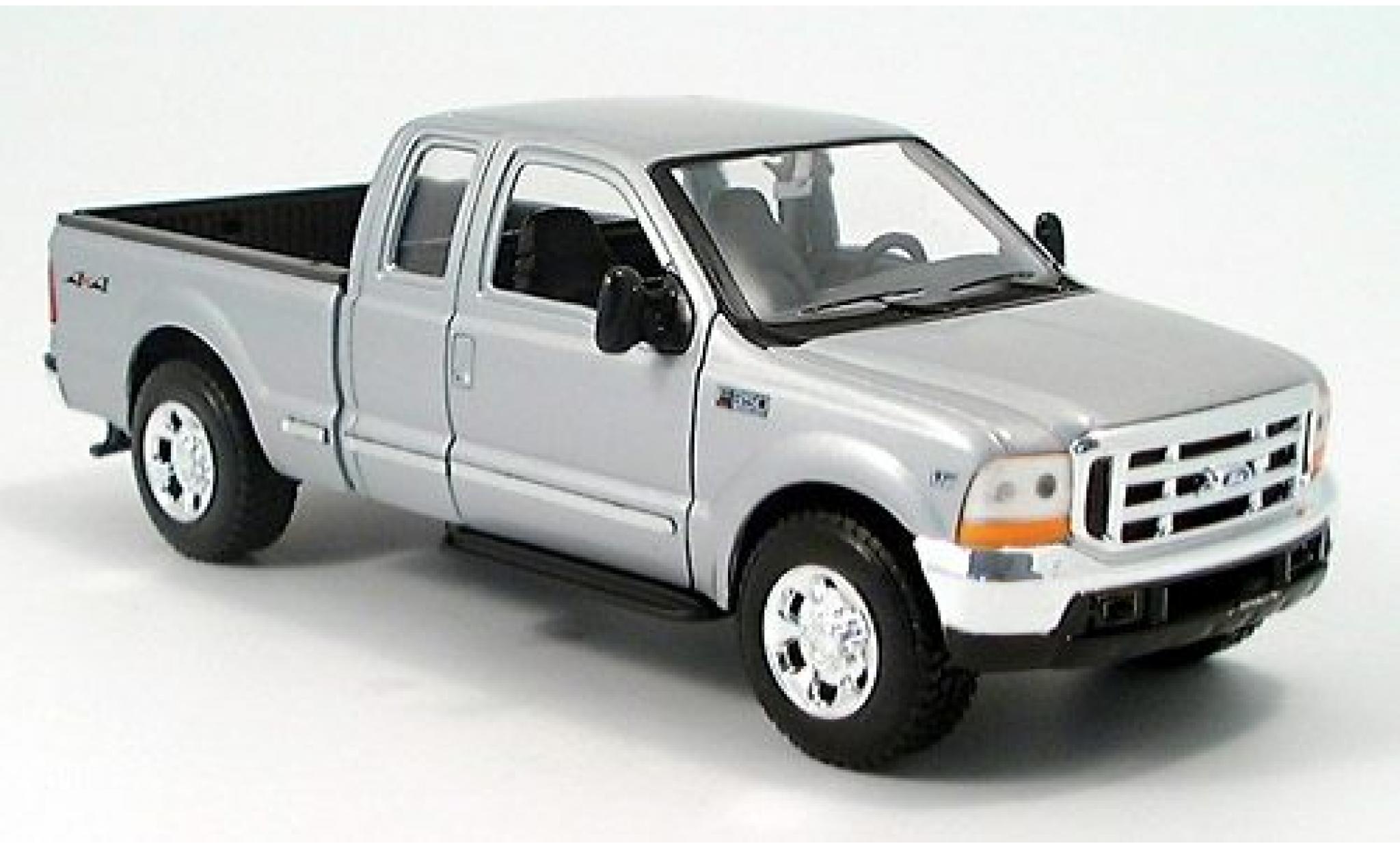 Ford F-350 1/24 Welly F350 silver 1:24 diecast model cars