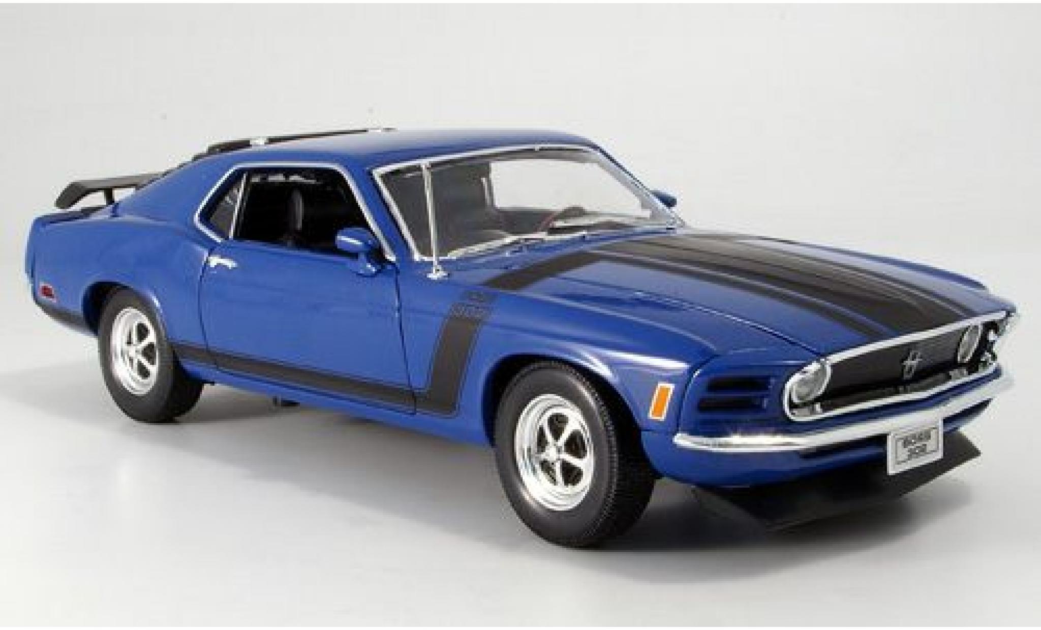 Ford Mustang 1/18 Welly Boss blue 1970 1:18 diecast model cars