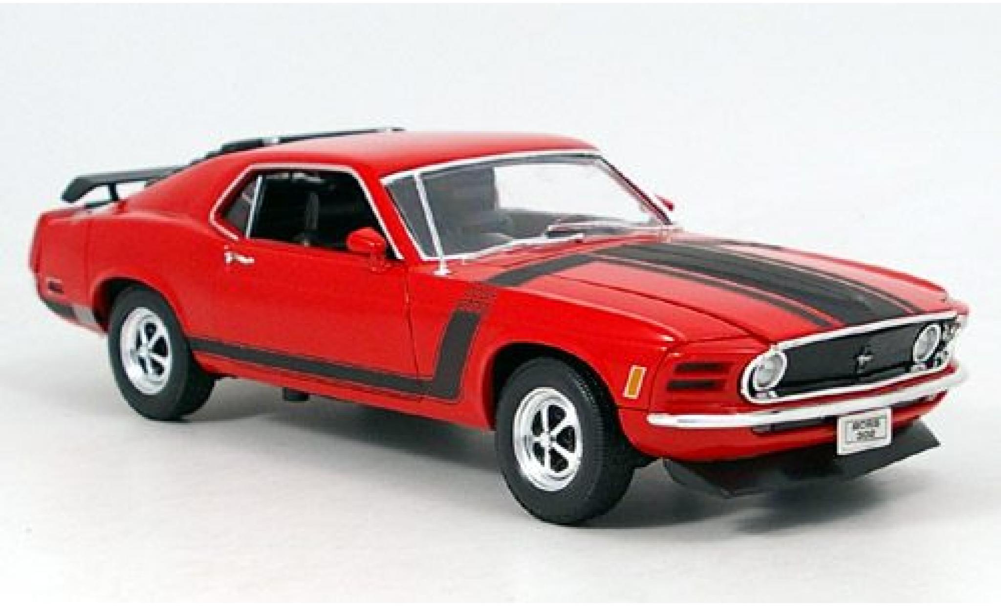 Ford Mustang 1/18 Welly Boss red 1970 diecast model cars