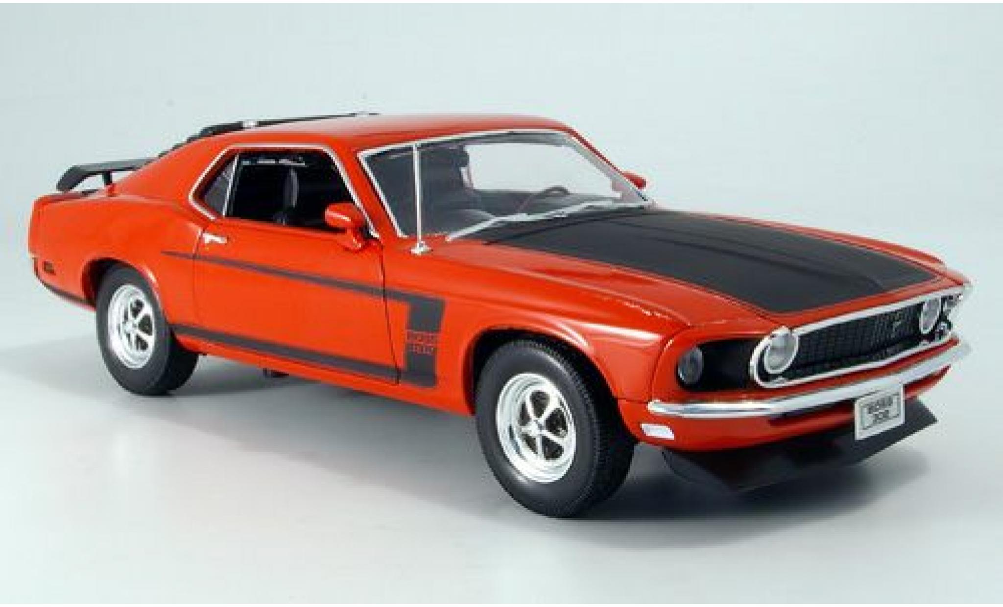 Ford Mustang 1/18 Welly Boss red/black 1969 1:18 diecast model cars