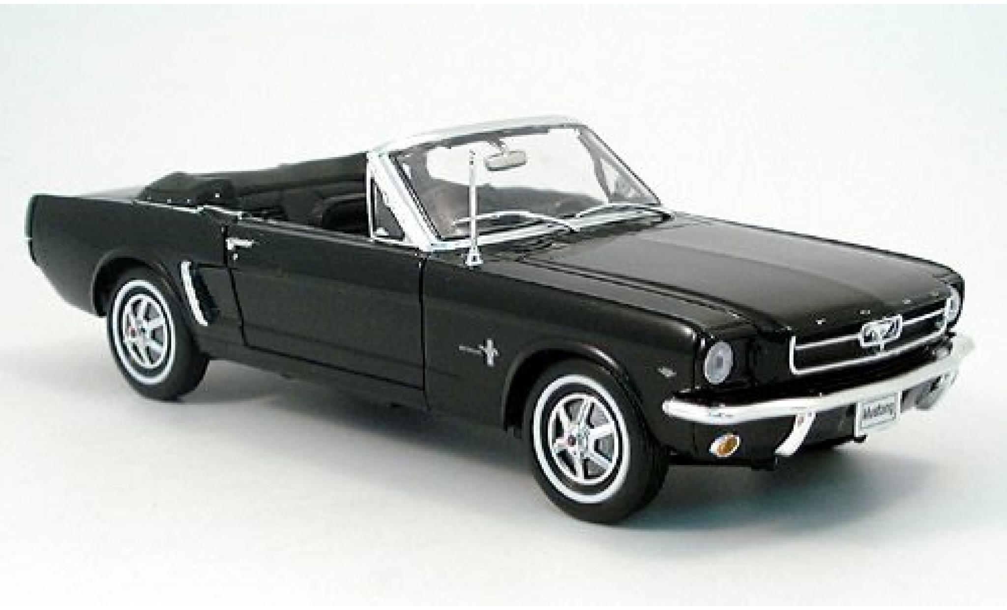 Ford Mustang 1/18 Welly Convertible black 1964 1:18 diecast model cars