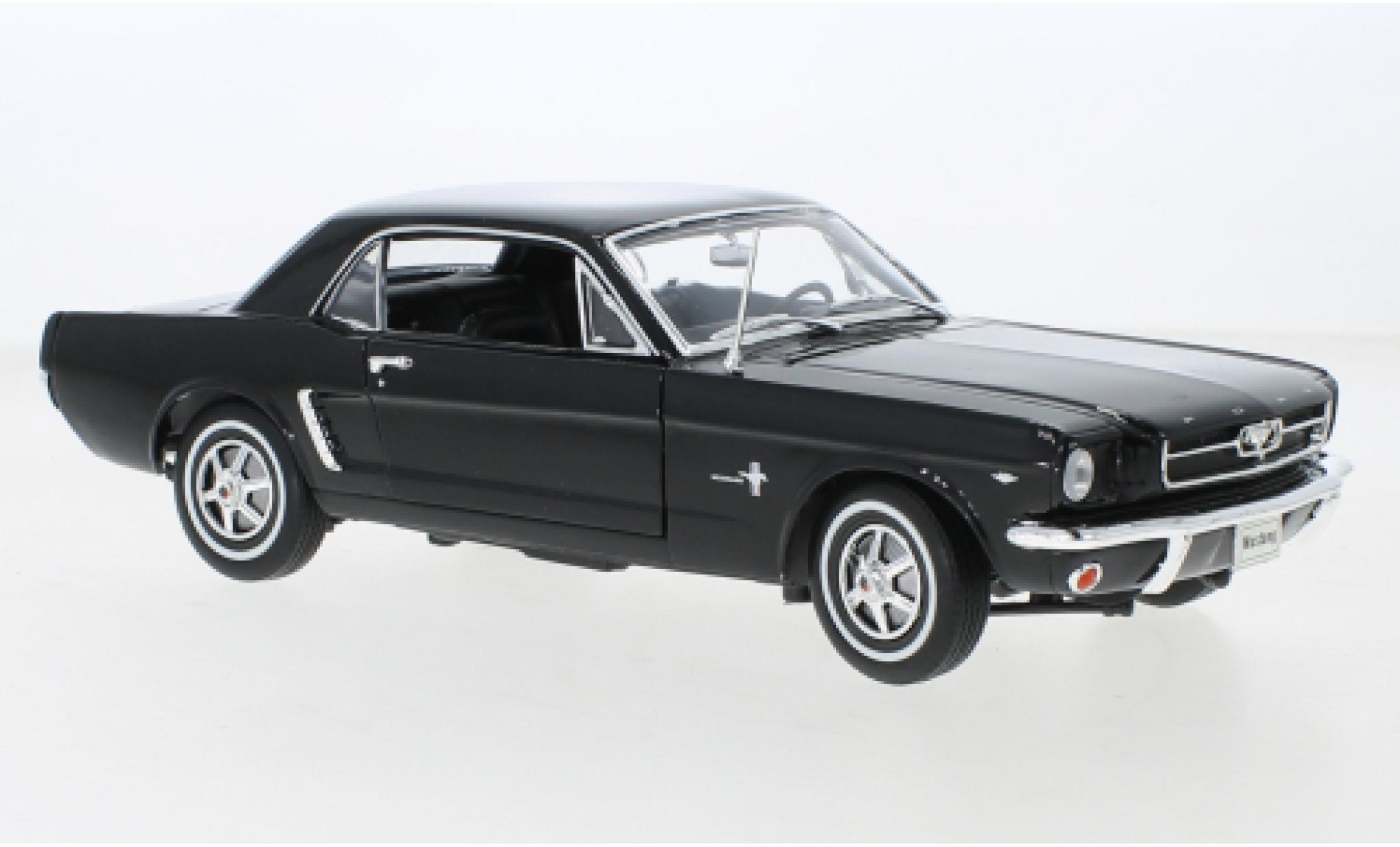 Ford Mustang 1/18 Welly Coupe black 1964 1:18 diecast model cars