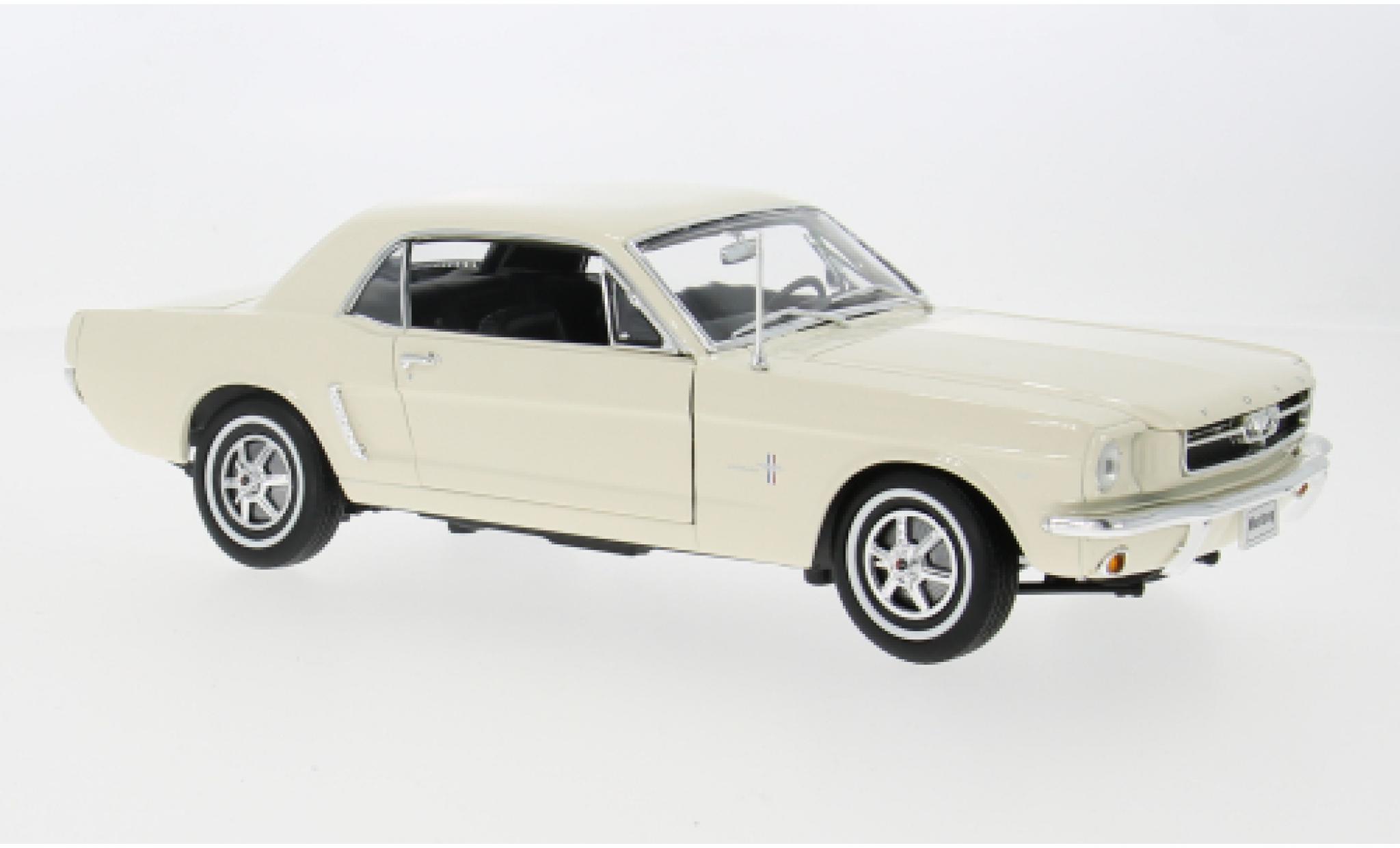 Ford Mustang 1/18 Welly Hardtop white 1964 1:18 diecast model cars