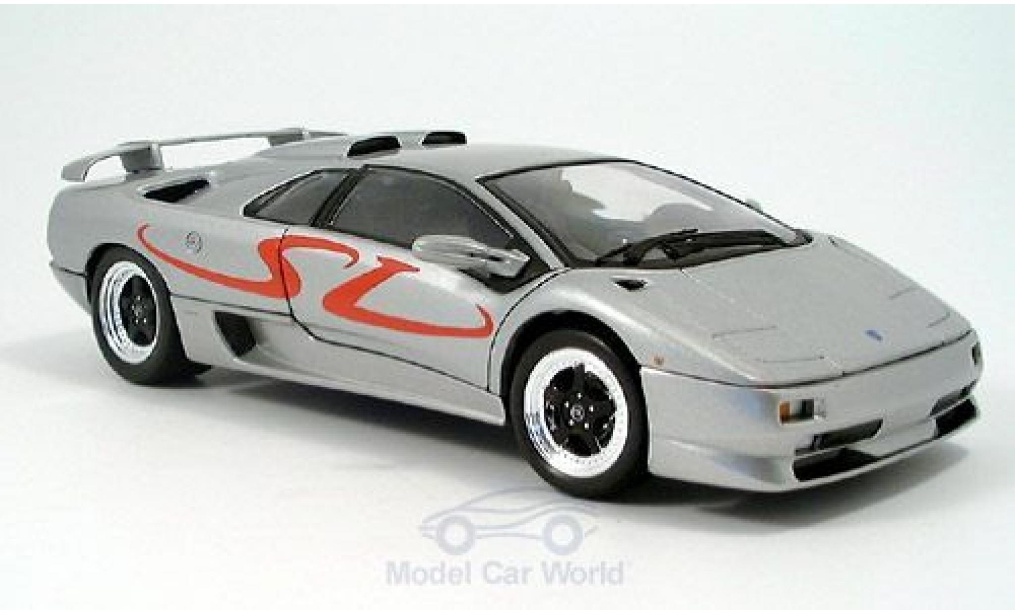 Lamborghini Diablo 1/18 Welly SV grey 1998 ohne Vitrine diecast model cars