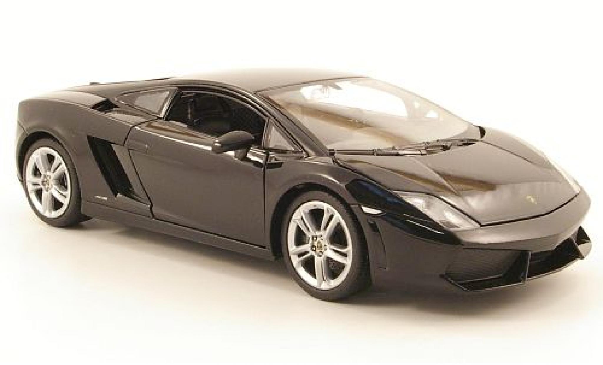 Lamborghini Gallardo LP560-4 1/24 Welly black sans Vitrine diecast model cars