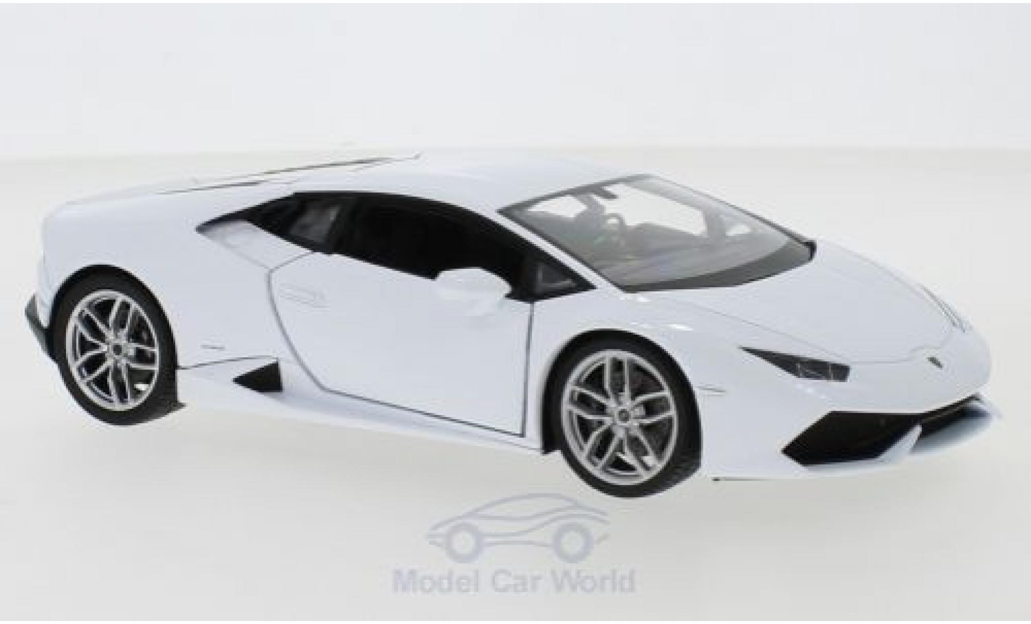 Lamborghini Huracan 1/24 Welly LP 610-4 white diecast model cars