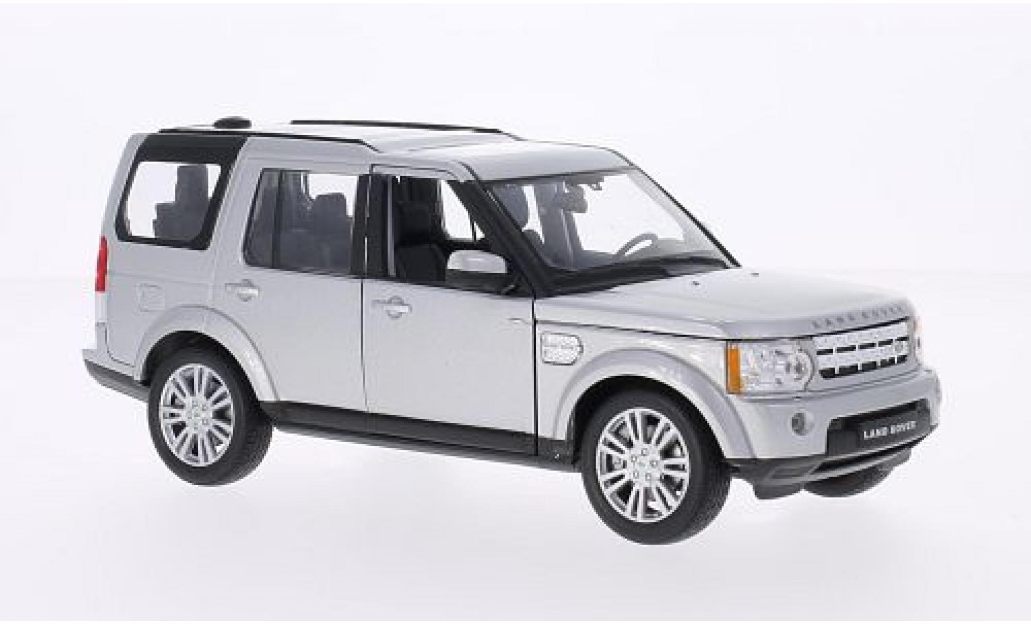 Land Rover Discovery 1/24 Welly 4 grey diecast model cars