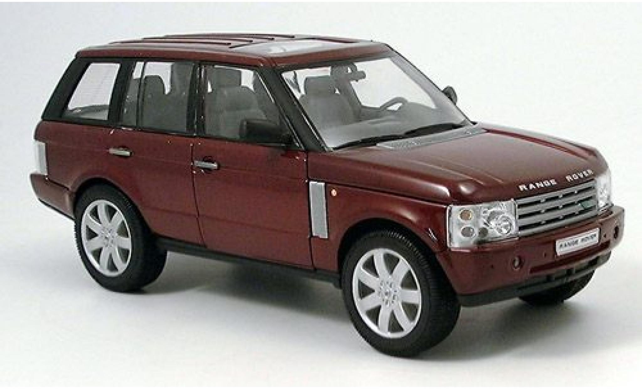 Land Rover Range Rover 1/24 Welly dkl.-red 2003 1:24 diecast model cars
