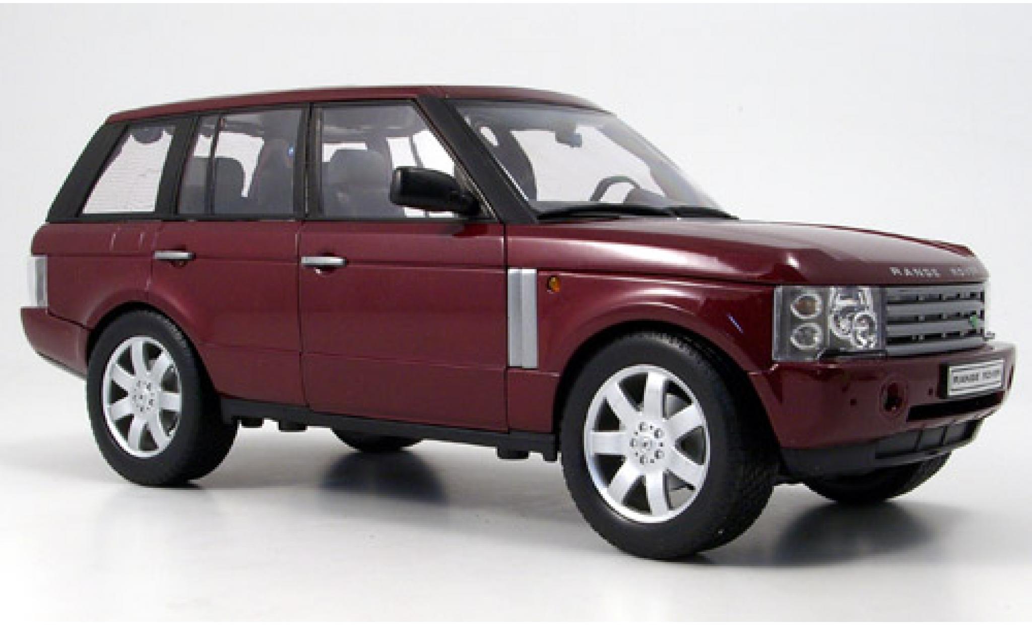 Land Rover Range Rover 1/18 Welly dkl.-red-met. 2003 1:18 diecast model cars