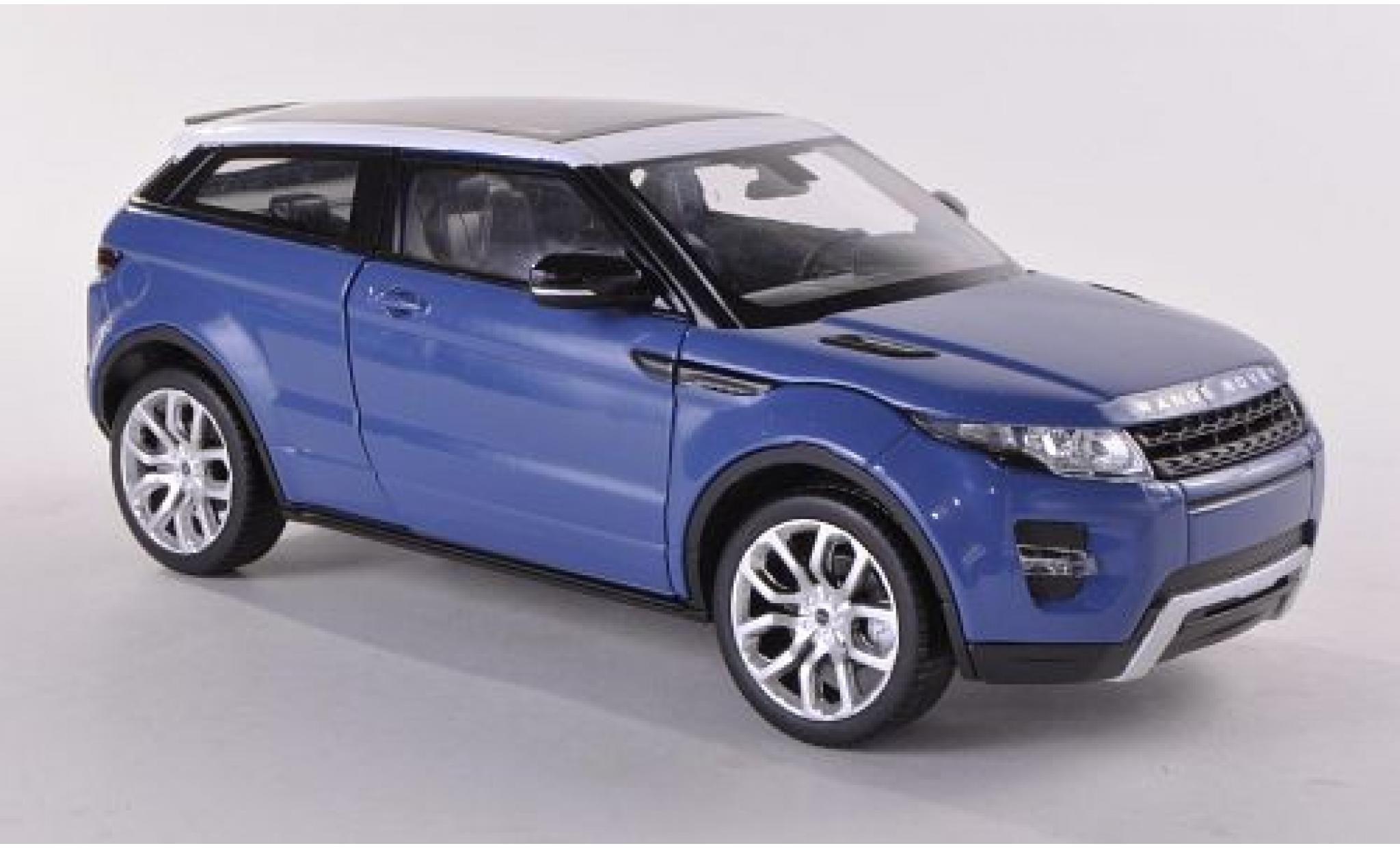 Range Rover Evoque 1/24 Welly Land Rover blue/white 1:24 diecast model cars