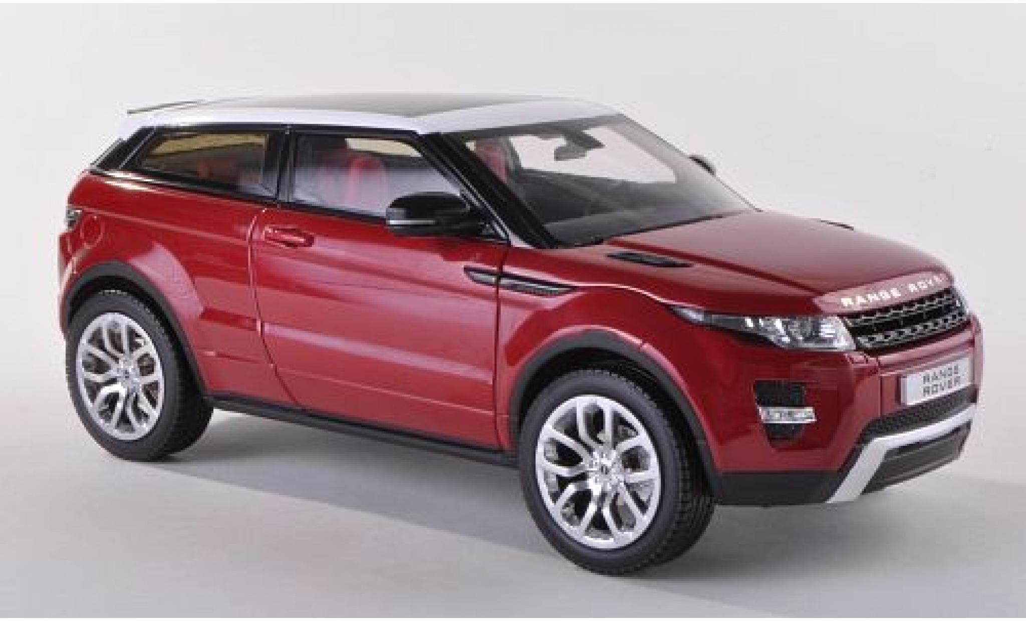 Range Rover Evoque 1/18 Welly Land Rover Coupe met.-dkl.-red/white LHD (GTA Edition) 1:18 diecast model cars