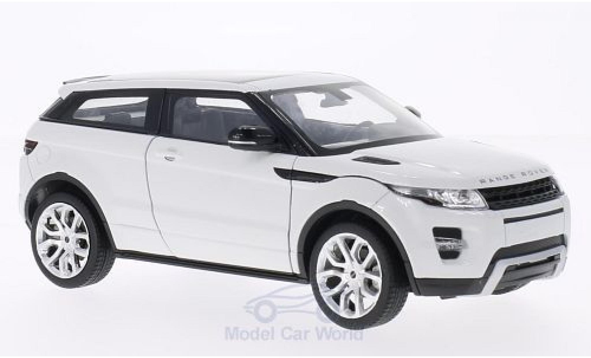 Land Rover Range Rover 1/24 Welly Evoque white diecast model cars
