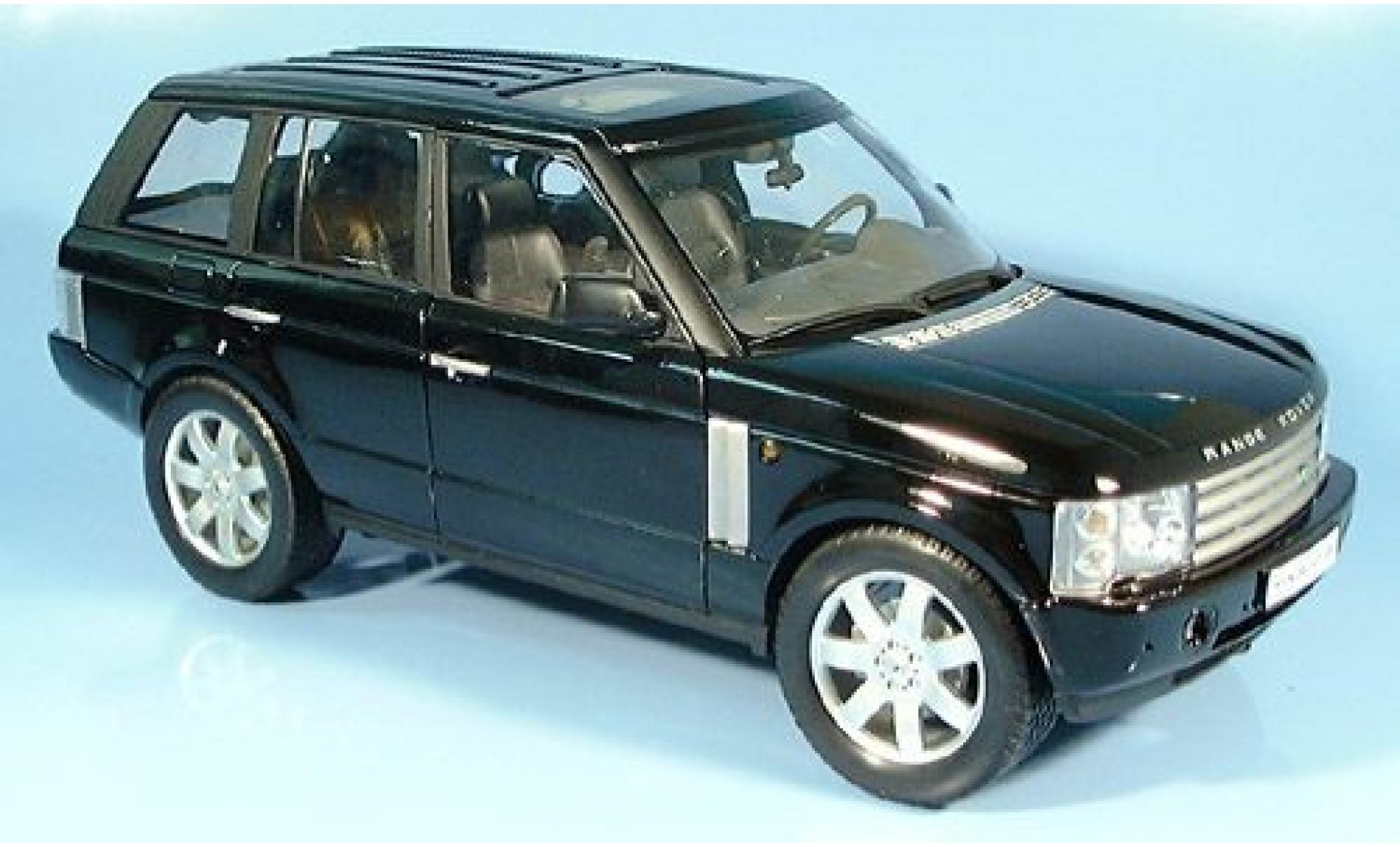 Land Rover Range Rover 1/18 Welly black 2003 1:18 diecast model cars