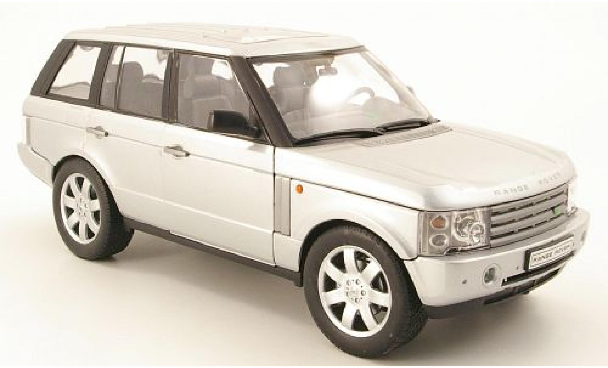 Land Rover Range Rover 1/18 Welly silver 1:18 diecast model cars