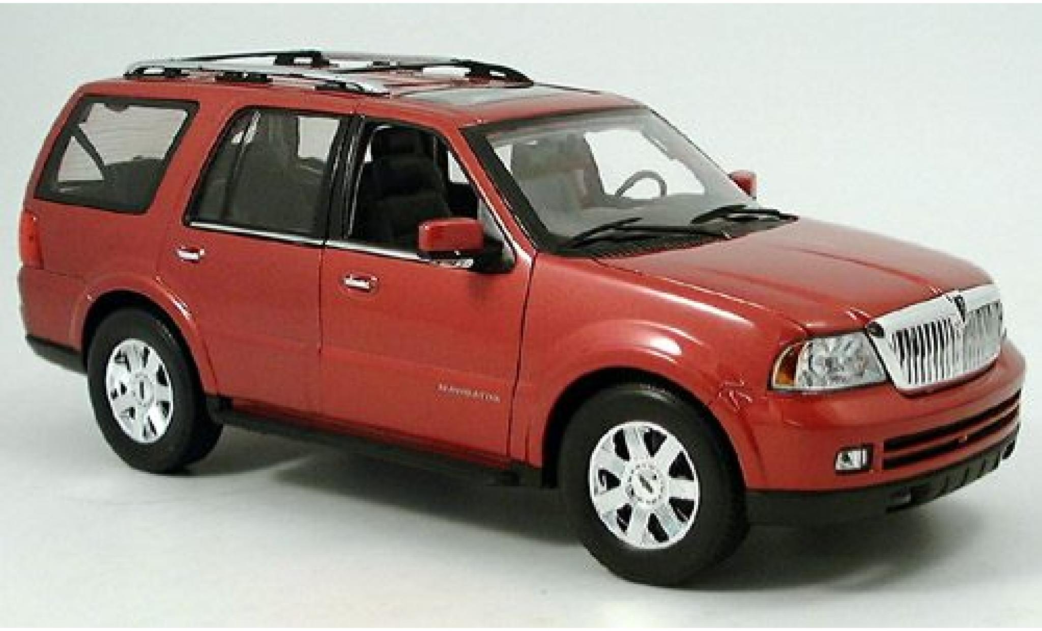 Lincoln Navigator 1/18 Welly red 2005 1:18 diecast model cars