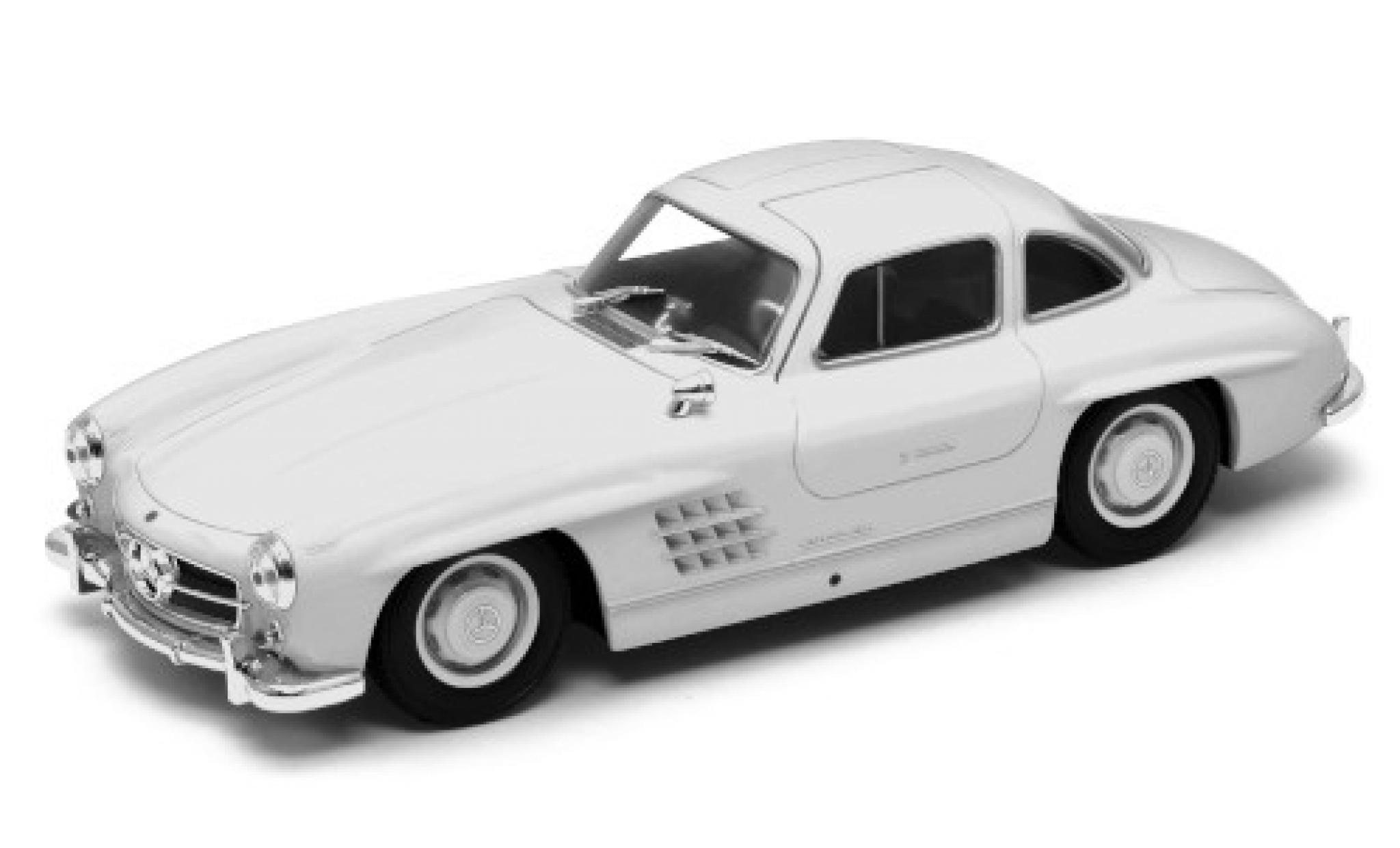Mercedes 300 1/24 Welly SL (W198) white diecast model cars