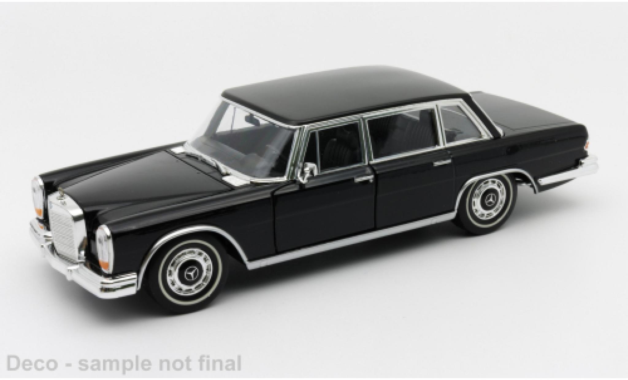 Mercedes 600 1/24 Welly black 1963 1:24 diecast model cars