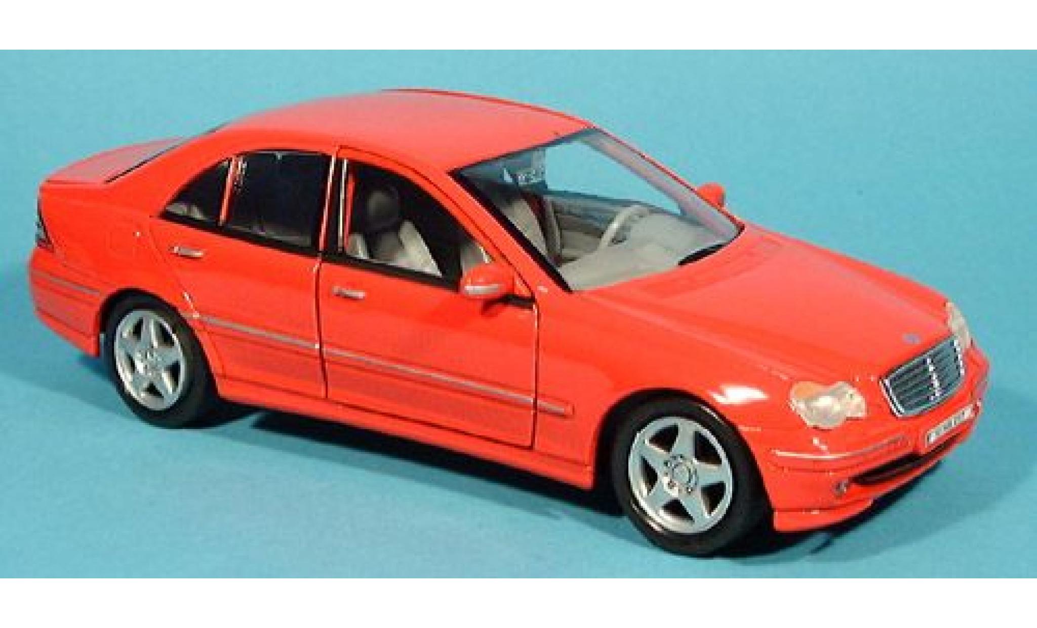 Mercedes Classe C 1/24 Welly red 2001 1:24 diecast model cars