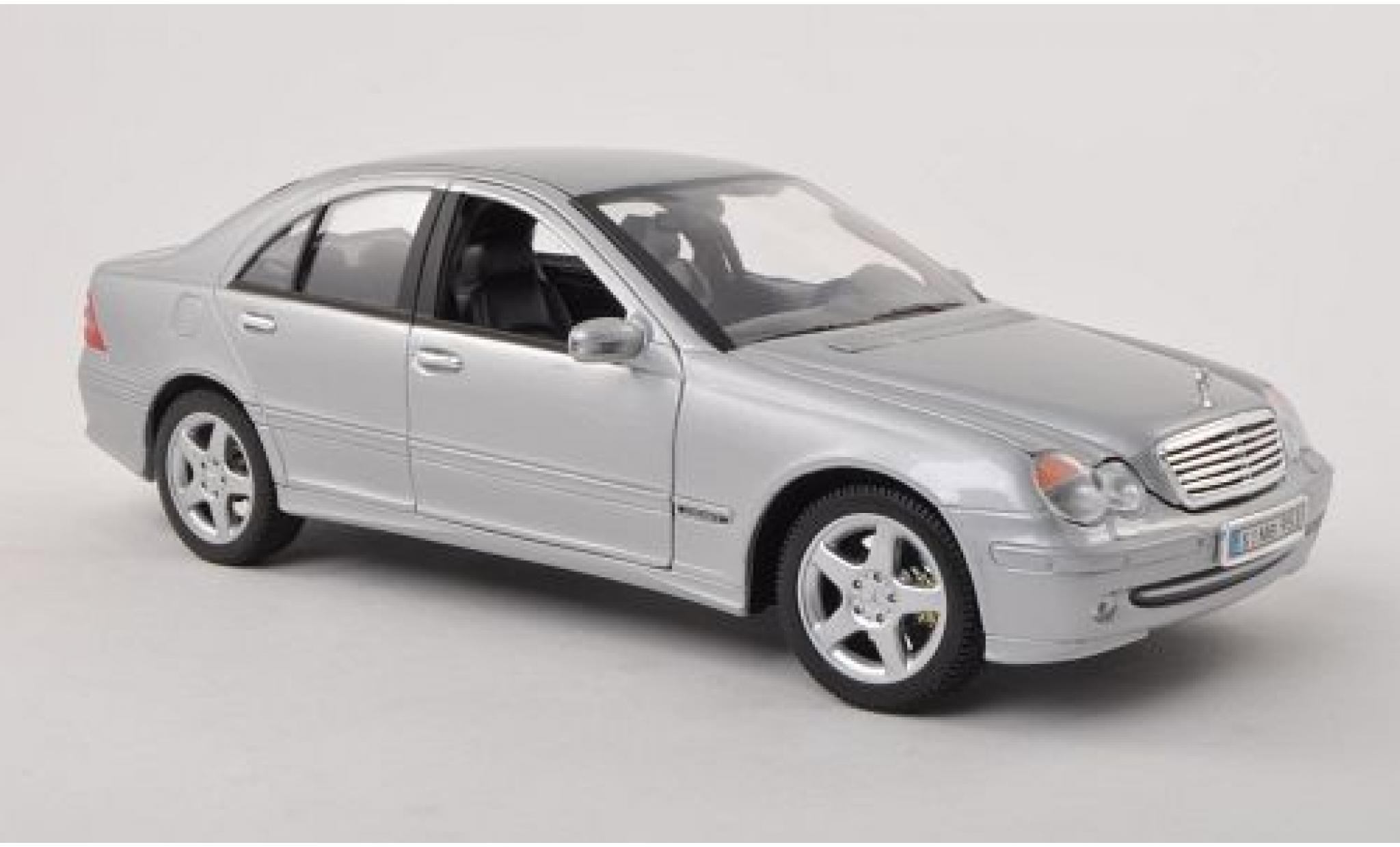 Mercedes Classe C 1/18 Welly silver silver 2001 1:18 diecast model cars