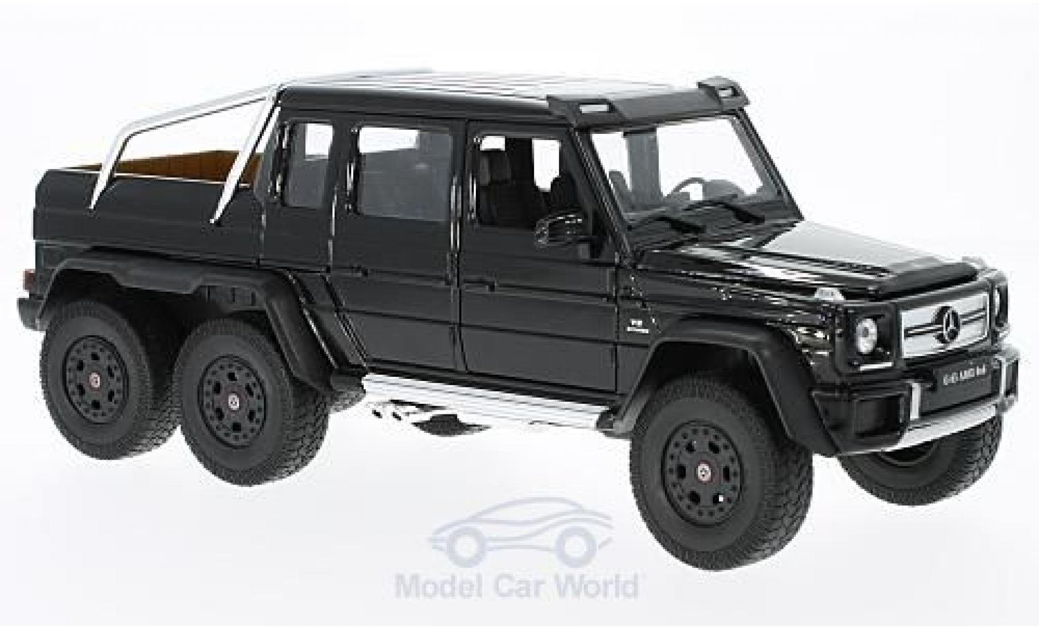Mercedes Classe G 1/24 Welly G 63 AMG 6x6 black diecast model cars