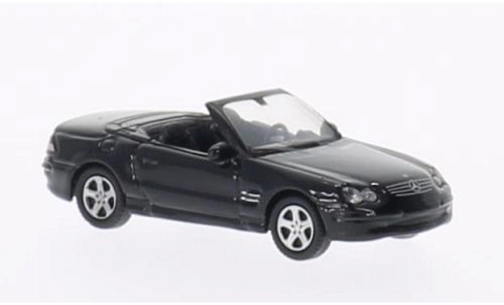 Mercedes Classe SL 1/87 Welly SL 500 Convertible black 1:87 diecast model cars