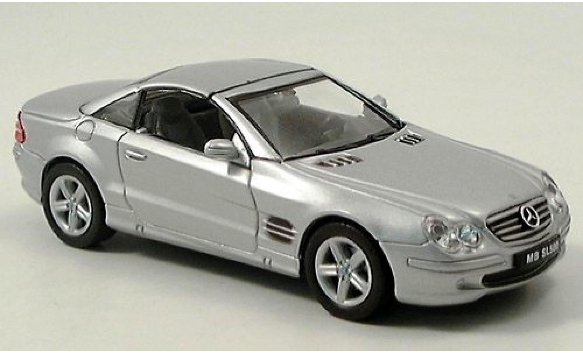 Mercedes Classe SL 1/43 Welly SL 500 silver 1:43 diecast model cars