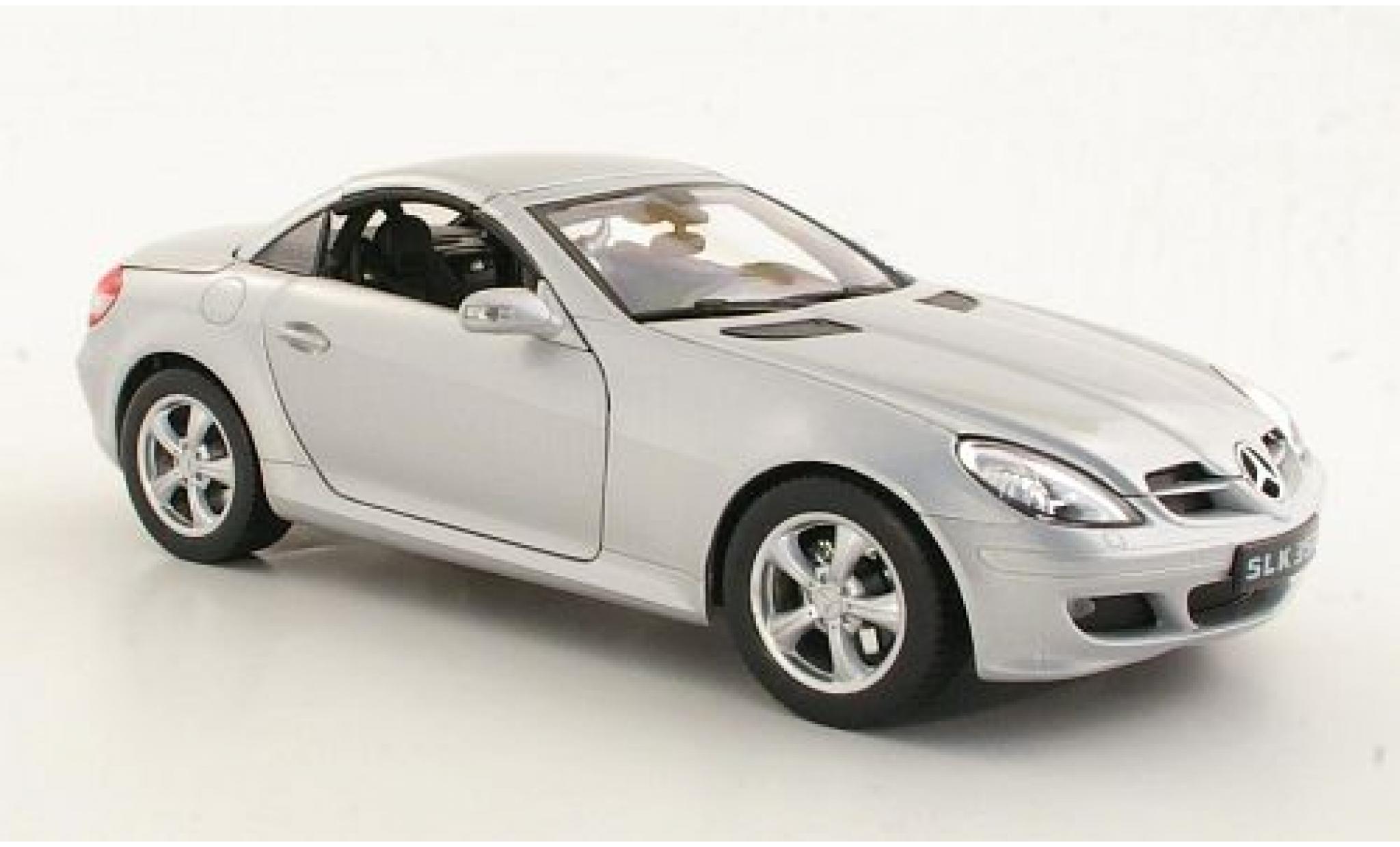 Mercedes Classe SLK 1/18 Welly SLK 350 (R171) silver 2004 1:18 diecast model cars